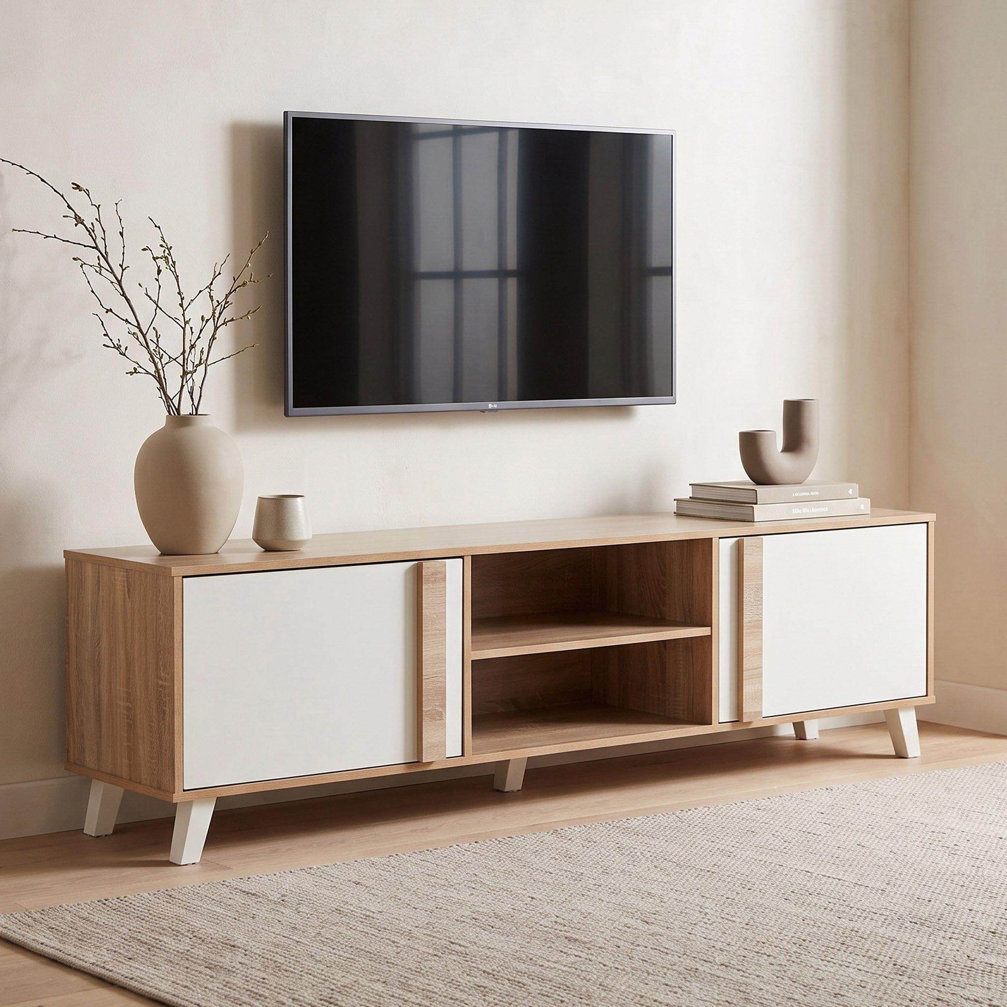 Alford Large TV Unit for TVs up to 70 inches-hbxlivingroom-mediaunitsandstorage-tvunits-image-1