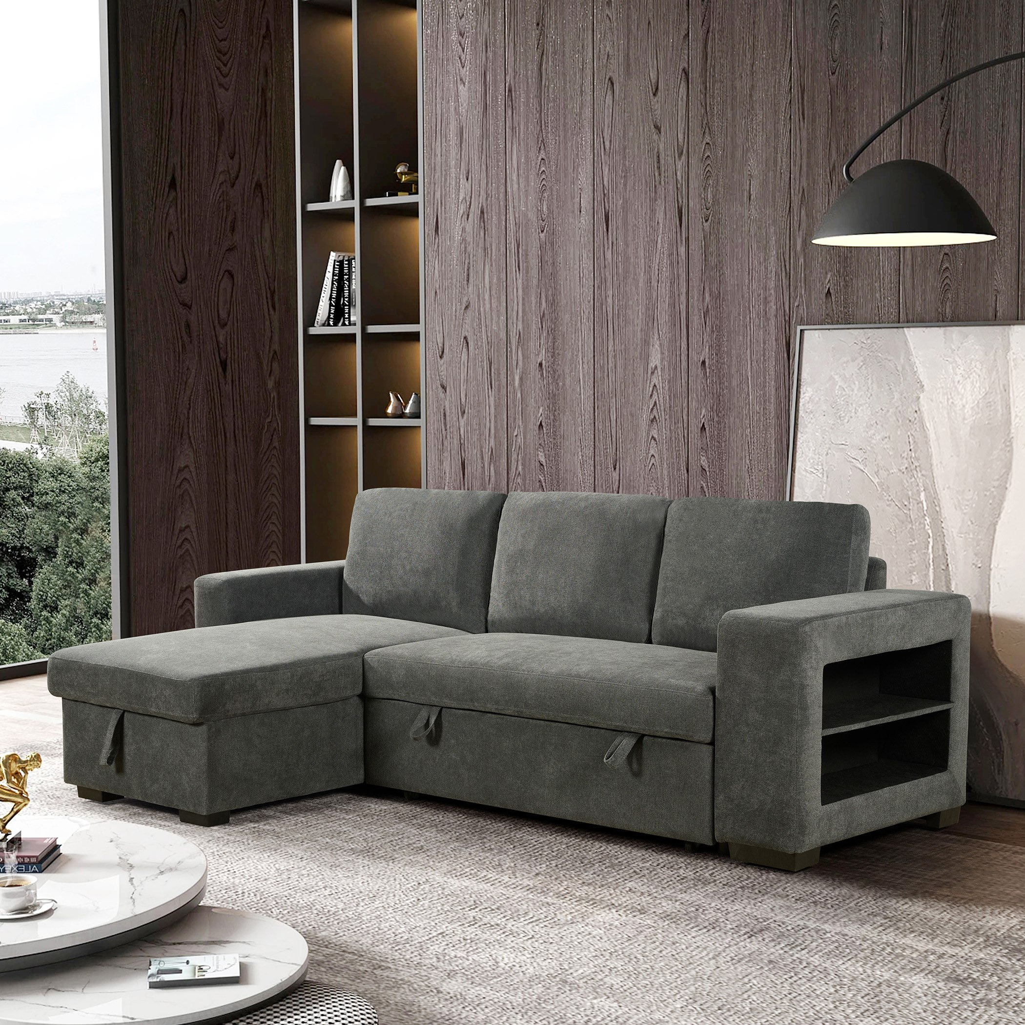 Verona 3-Seater Reversible Corner Fabric Sofa Bed with Arm and Chaise Storage-PROMO_HB_SA_HBX10_TH1000_NEW_031025-image-1