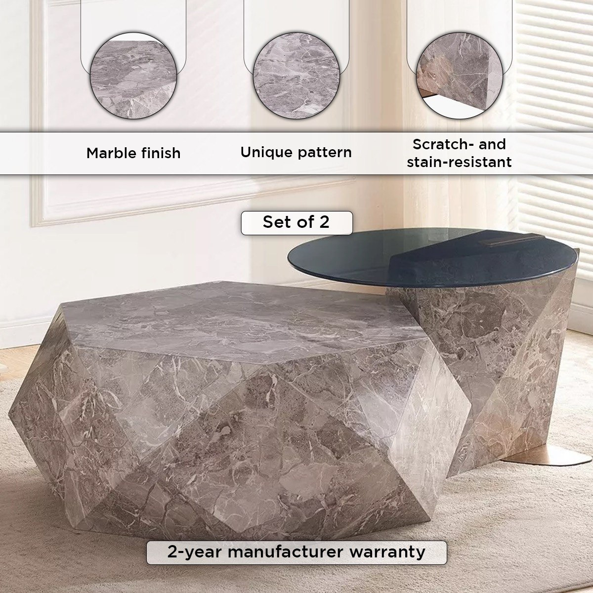 طقم طاولة قهوة زجاج قطعتين من سباركل-hbxlivingroom-tablesandstands-coffeetables-image-4