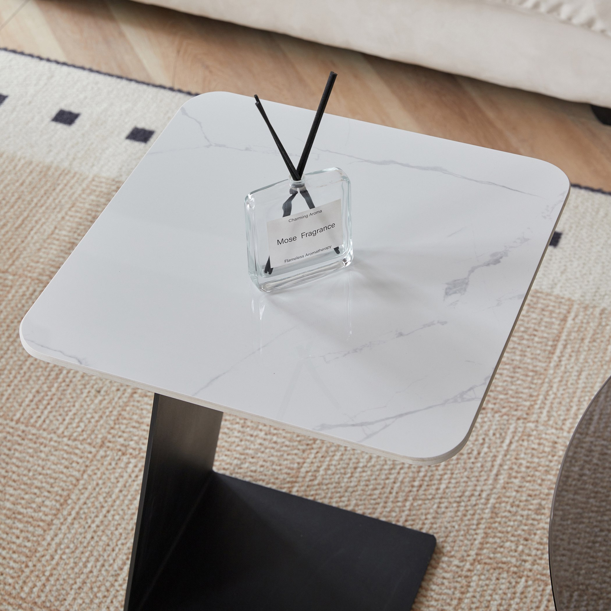 طقم طاولات قهوة من الزجاج والحجر الملبد - قطعتين من ساليرنو-hbxlivingroom-tablesandstands-coffeetables-image-5