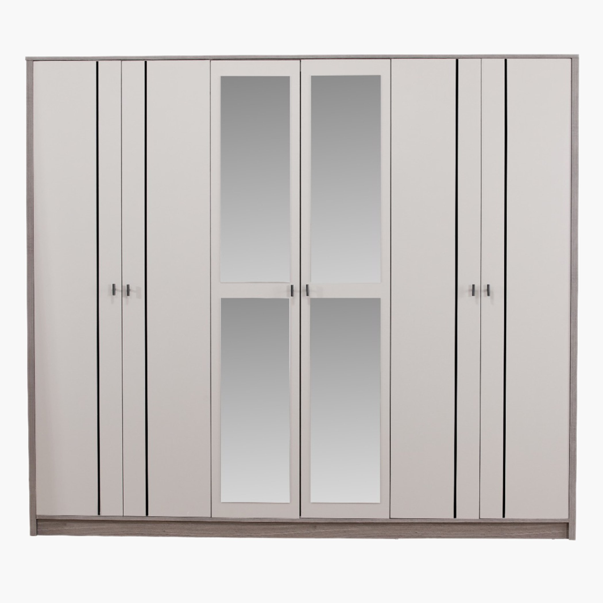 خزانة ملابس 6 أبواب بدرجين ومرآة من أونتاريو-hbxfurniture-wardrobes-image-2