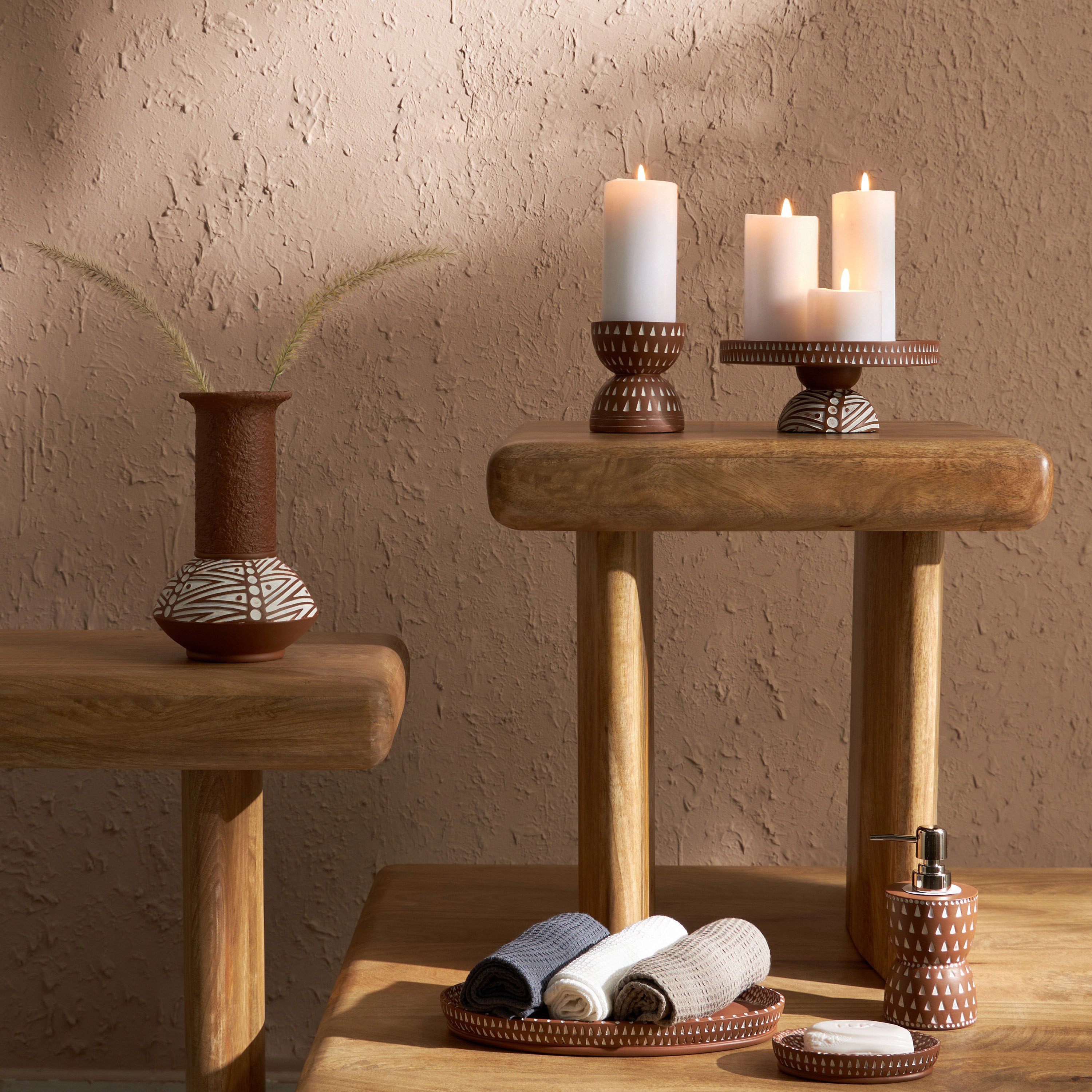 موزع صابون من ريك - 7.5x7.5x17 سم-hbxdecorandfurnishings-bathroomaccessories-bathroomsets-image-4