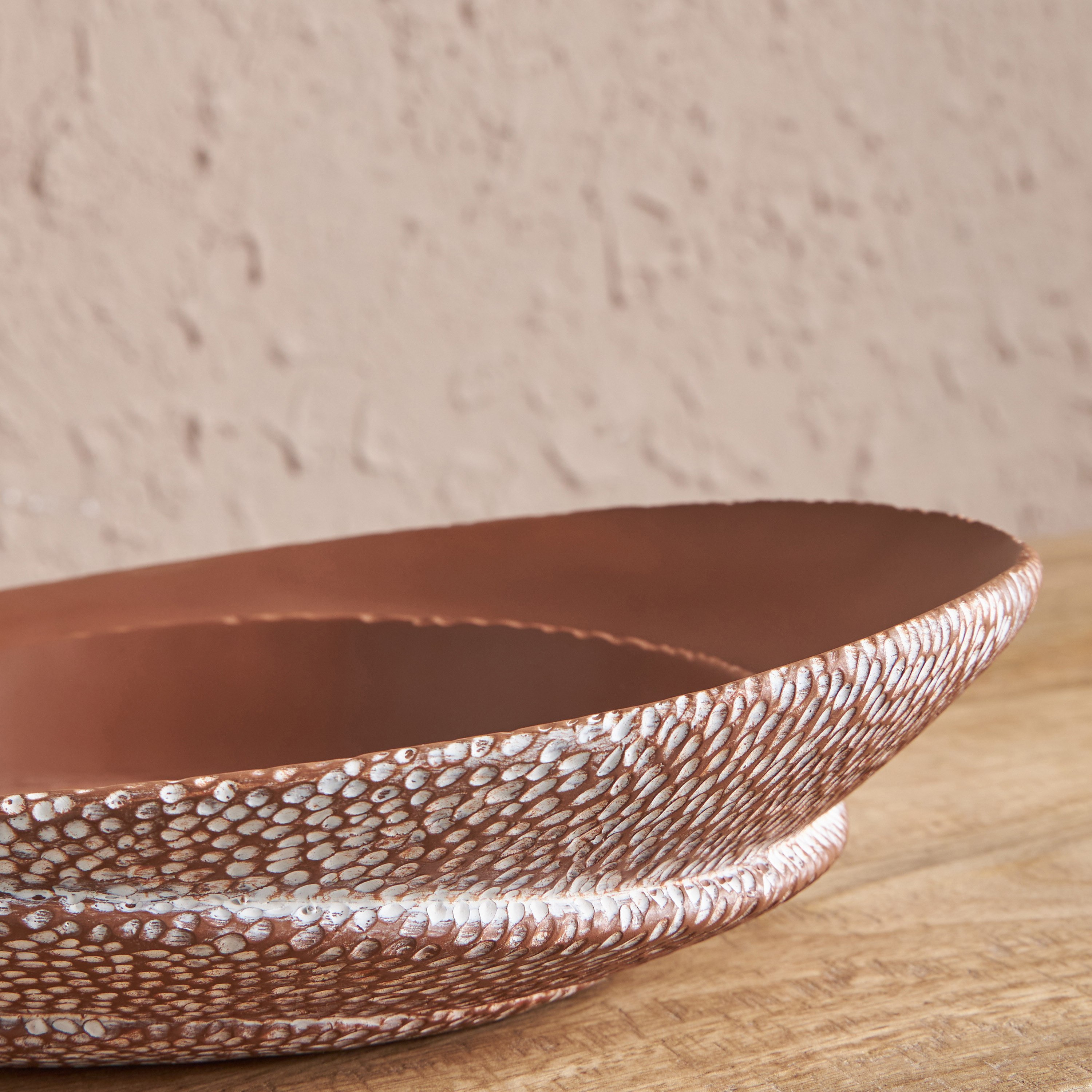 وعاء بتصميم جوز الهند من ريك - 28x18x9 سم-hbxdecorandfurnishings-homeaccessories-bowls-image-3