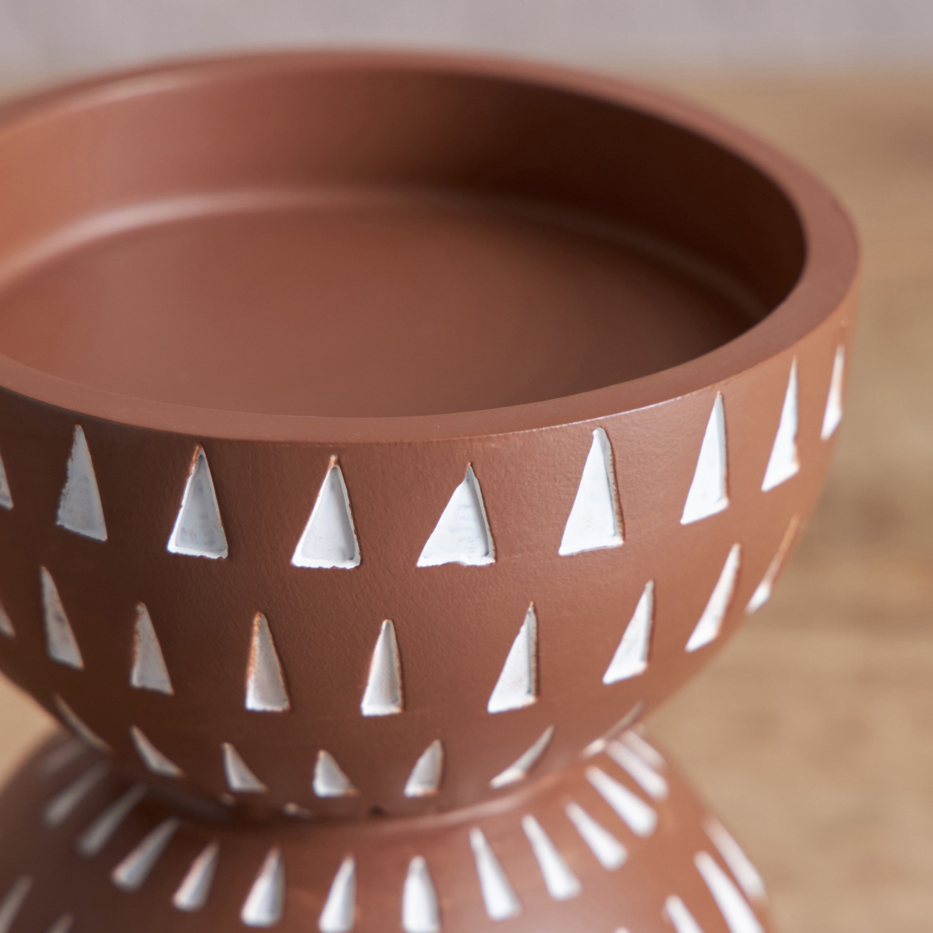 حامل شموع بجوز الهند من ريك - 9x9x10.5 سم-hbxlivingroom-decorandaccessories-candleholders-image-4