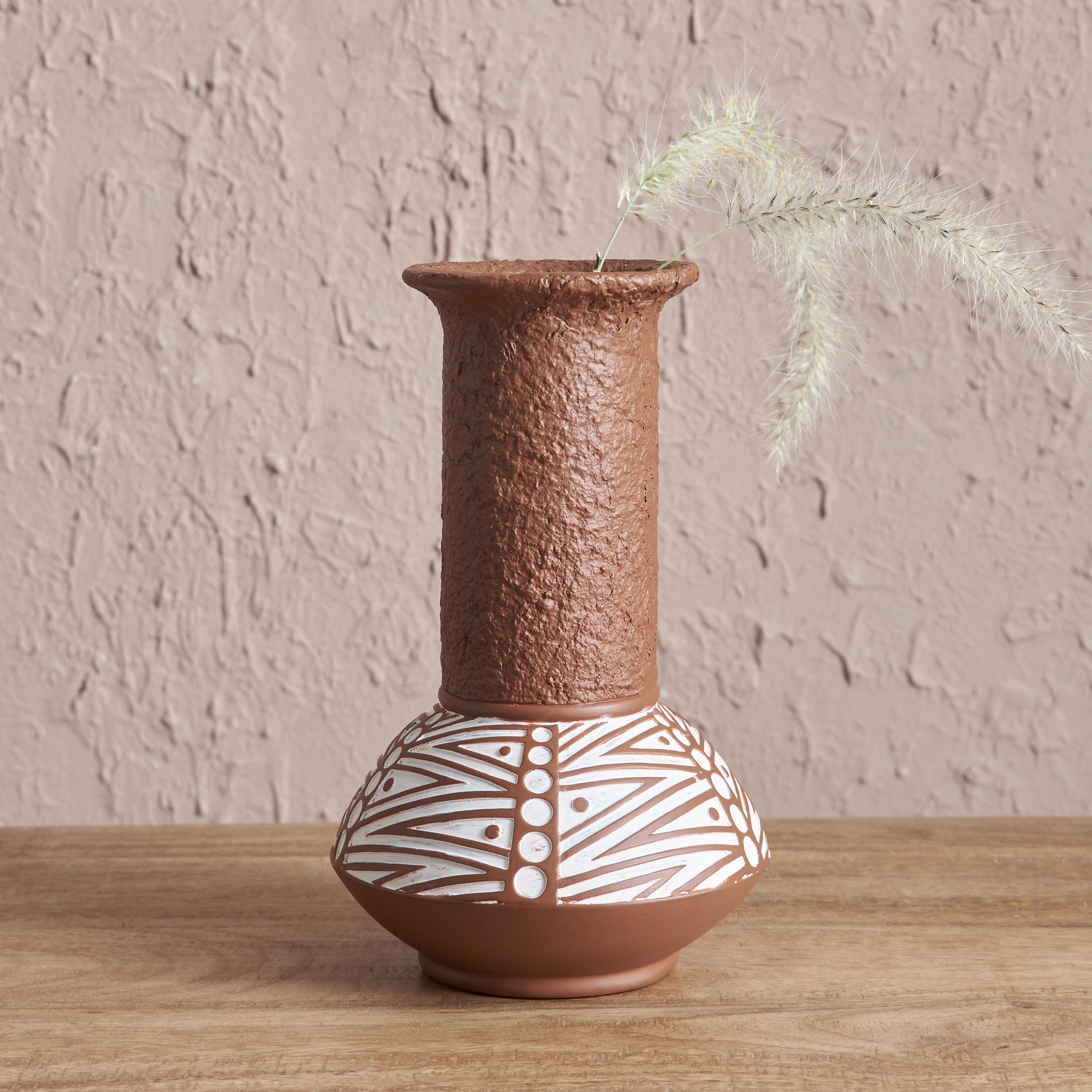 مزهرية جوز الهند من ريك - 16x16x24 سم-hbxbedroom-decorandaccessories-vases-image-1