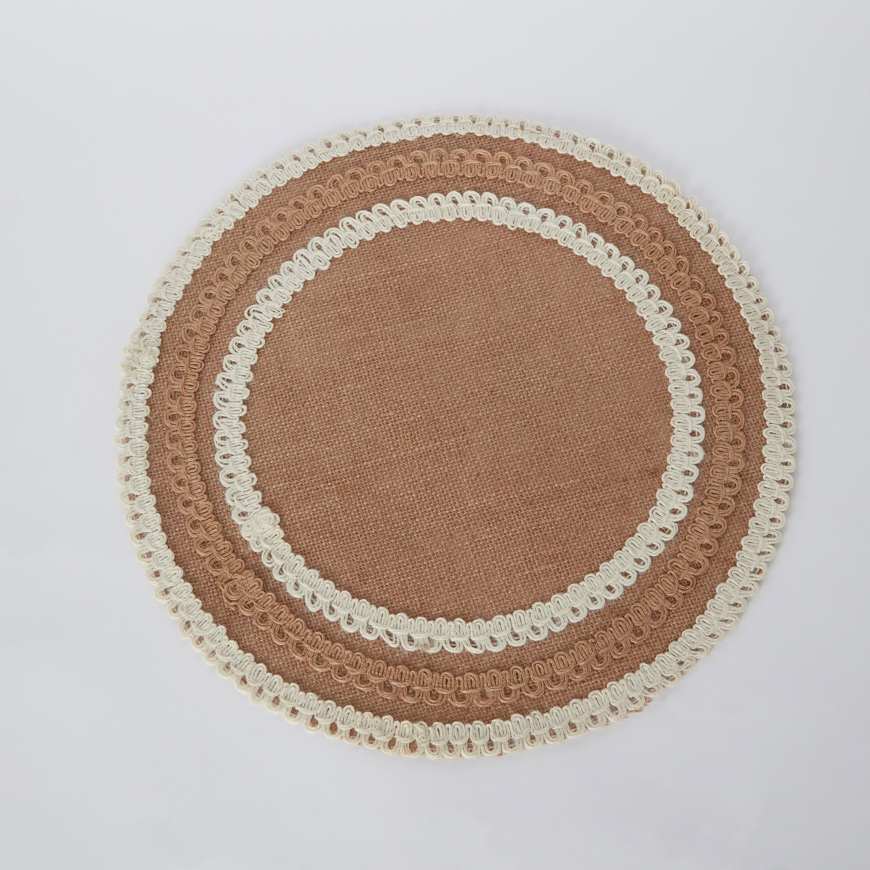 لبادة صحون جوت دانتيل مستديرة من جوتوبيا - 38 سم-hbxdecorandfurnishings-homefurnishings-tablelinens-image-5