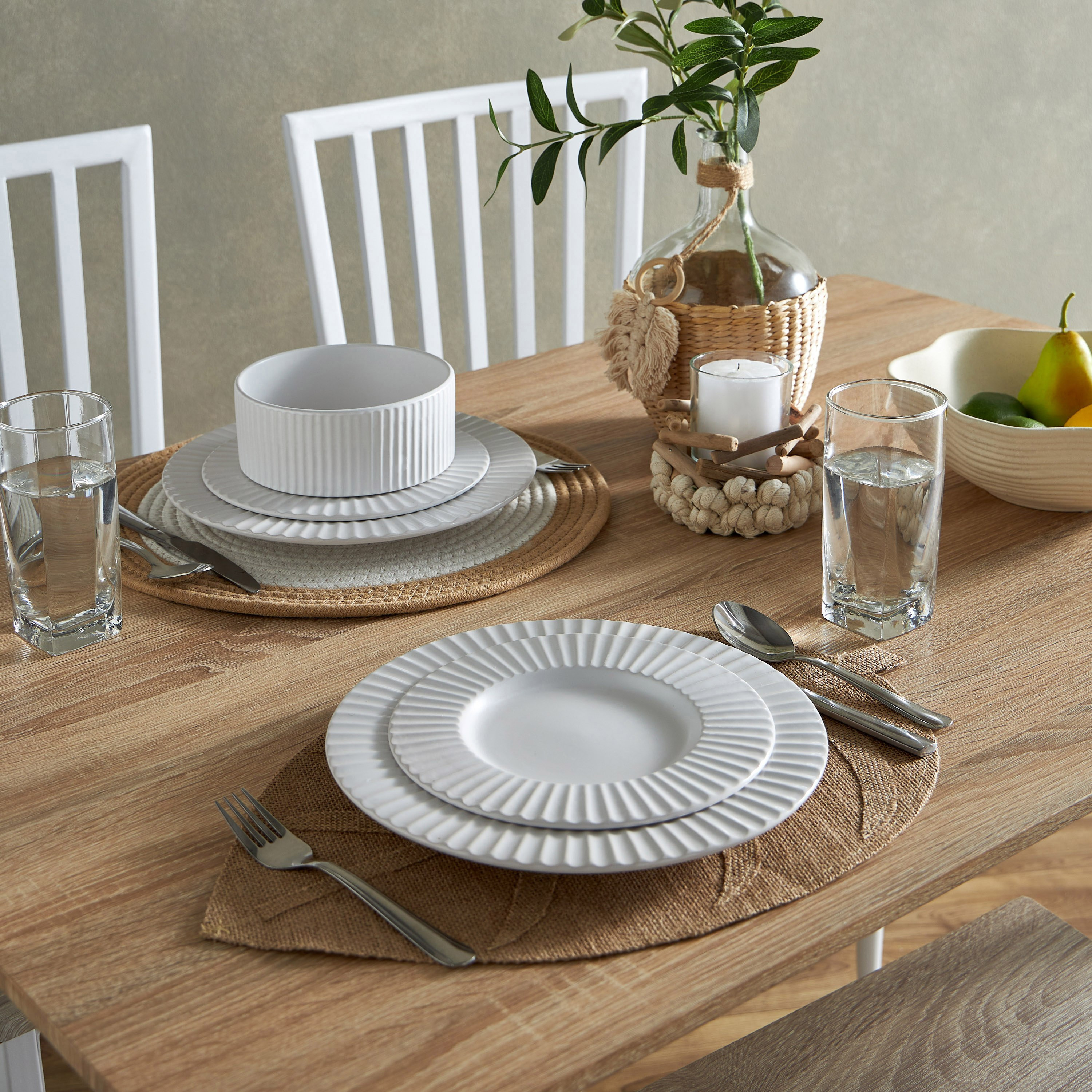 لبادة صحون جوت ورقة شجر من جوتوبيا - 30x45 سم-hbxdecorandfurnishings-homefurnishings-tablelinens-image-4