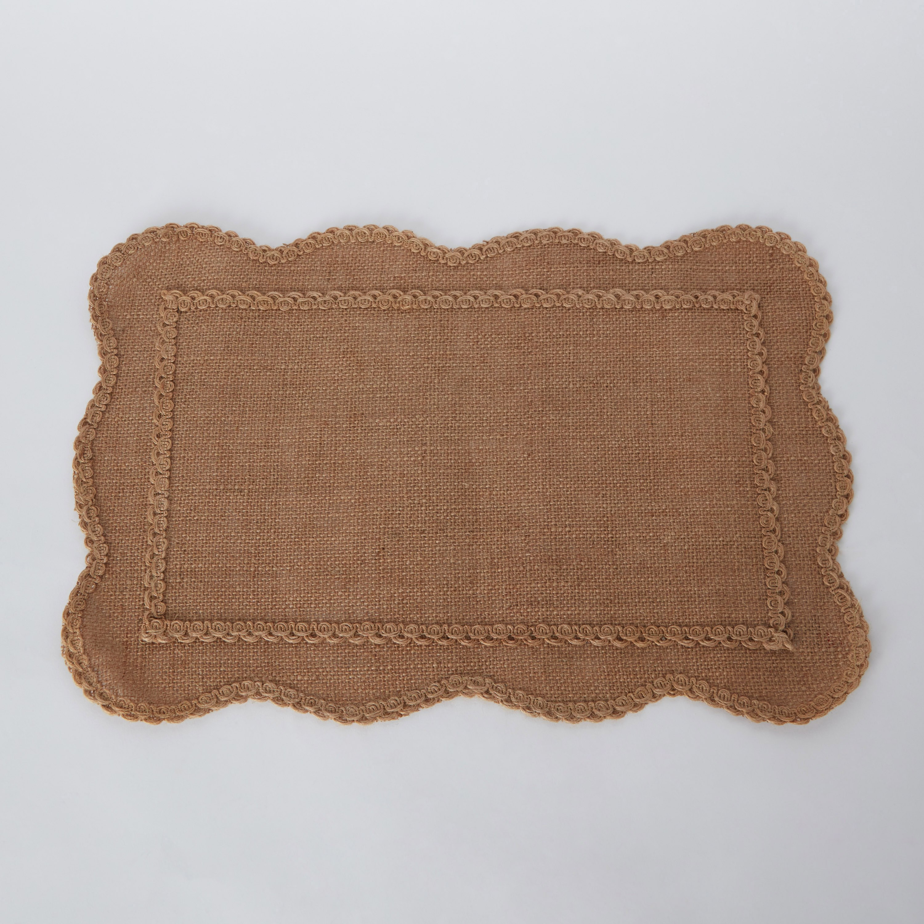 لبادة صحون جوت صدفية من جوتوبيا - 30x45 سم-hbxdecorandfurnishings-homefurnishings-tablelinens-image-5