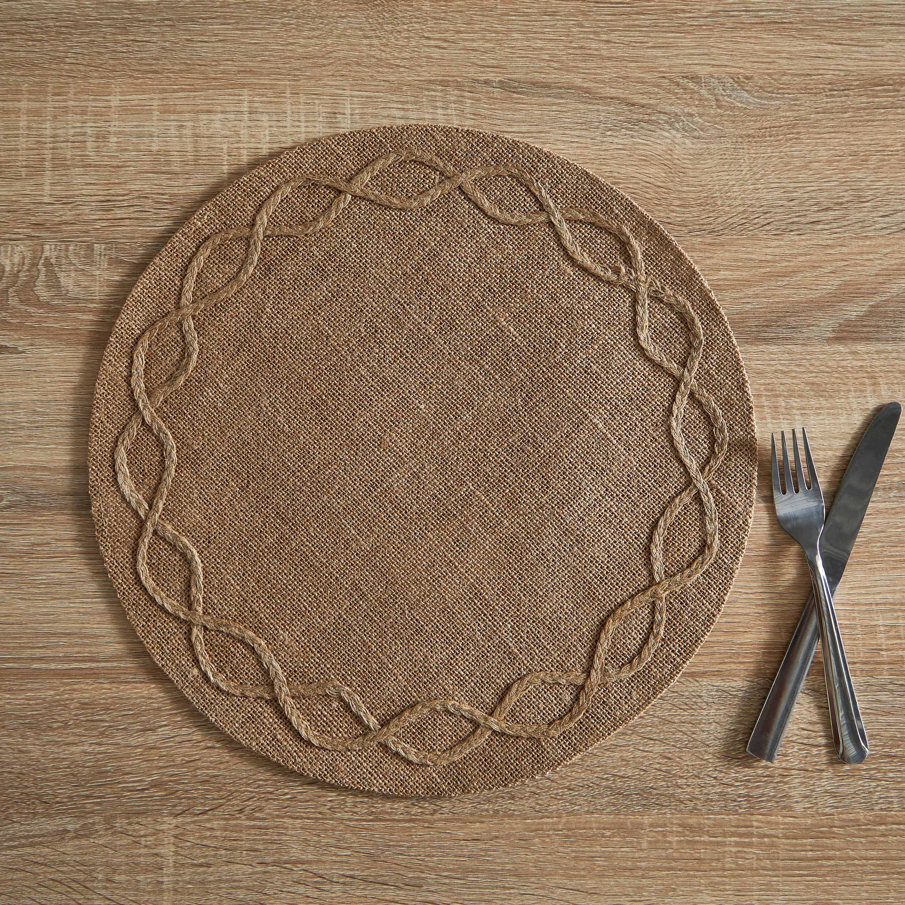 لبادة صحون جوت مستديرة من جوتوبيا - 38 سم-hbxdecorandfurnishings-homefurnishings-tablelinens-image-1