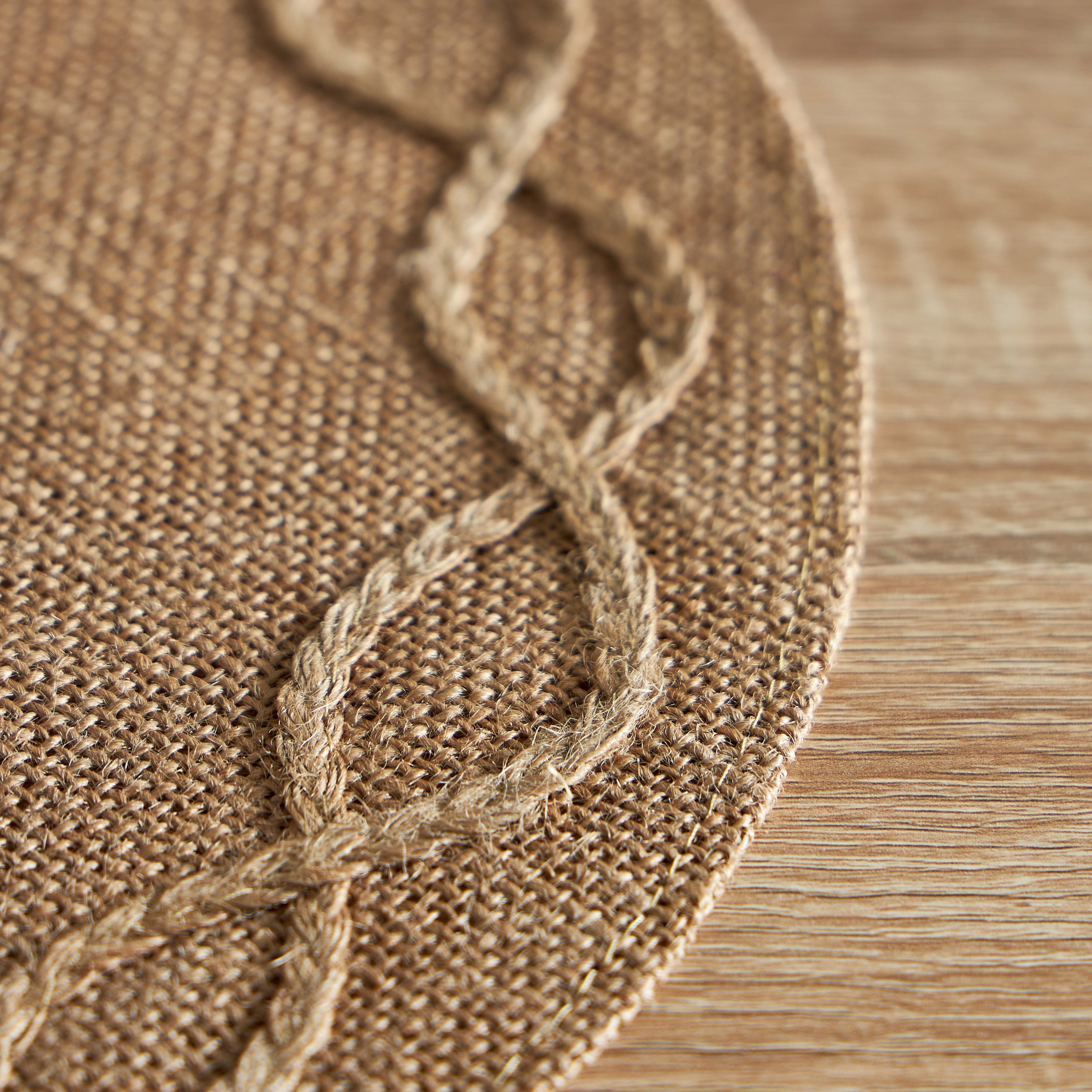 لبادة صحون جوت مستديرة من جوتوبيا - 38 سم-hbxdecorandfurnishings-homefurnishings-tablelinens-image-3