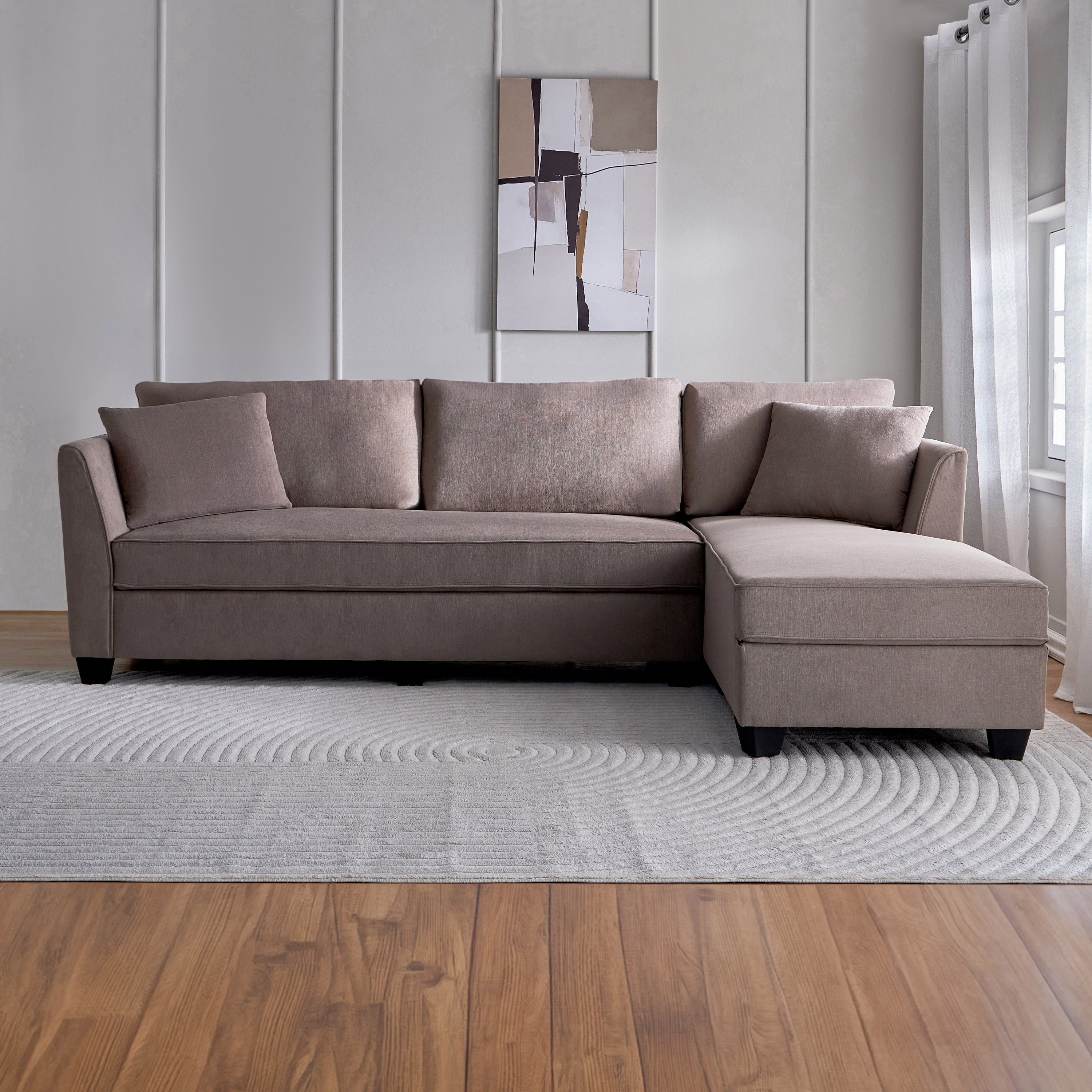 كنبة ركنية يمين 4 مقاعد قماش مع 2 وسادة من سيدني-hbxlivingroom-sofasandarmchairs-cornersofas-image-2