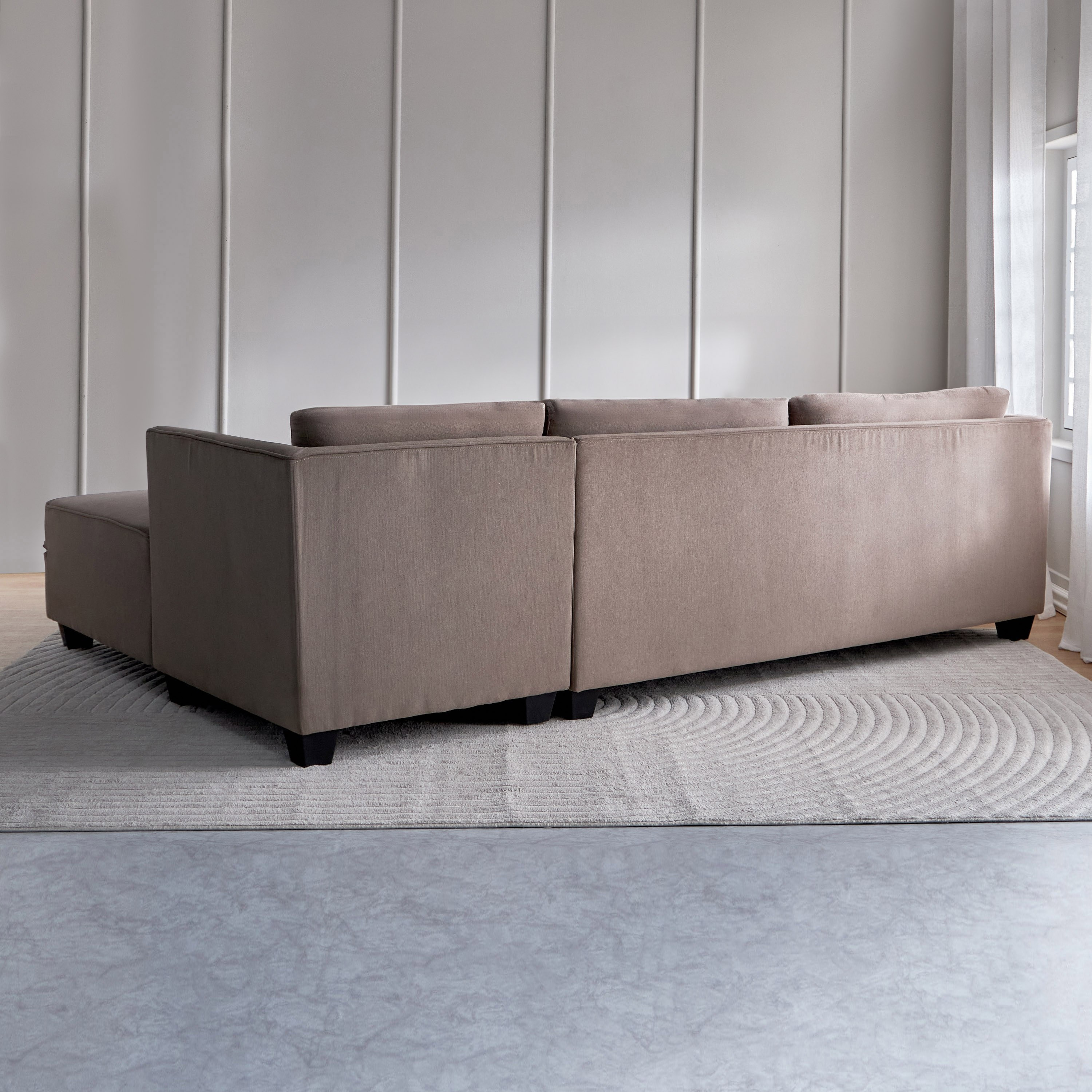كنبة ركنية يمين 4 مقاعد قماش مع 2 وسادة من سيدني-hbxlivingroom-sofasandarmchairs-cornersofas-image-3