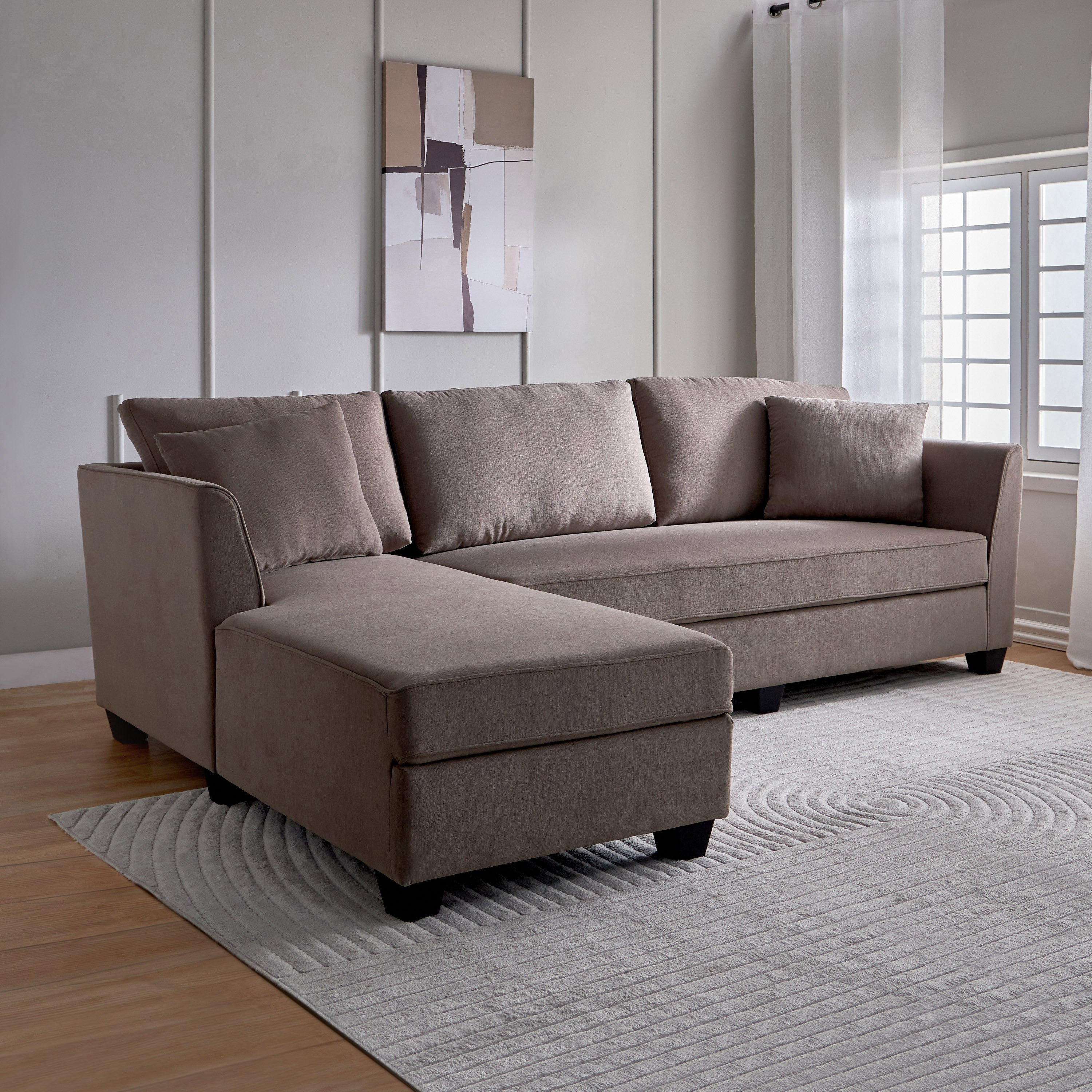 كنبة ركنية يسار 4 مقاعد قماش مع 2 وسادة من سيدني-hbxlivingroom-sofasandarmchairs-cornersofas-image-1