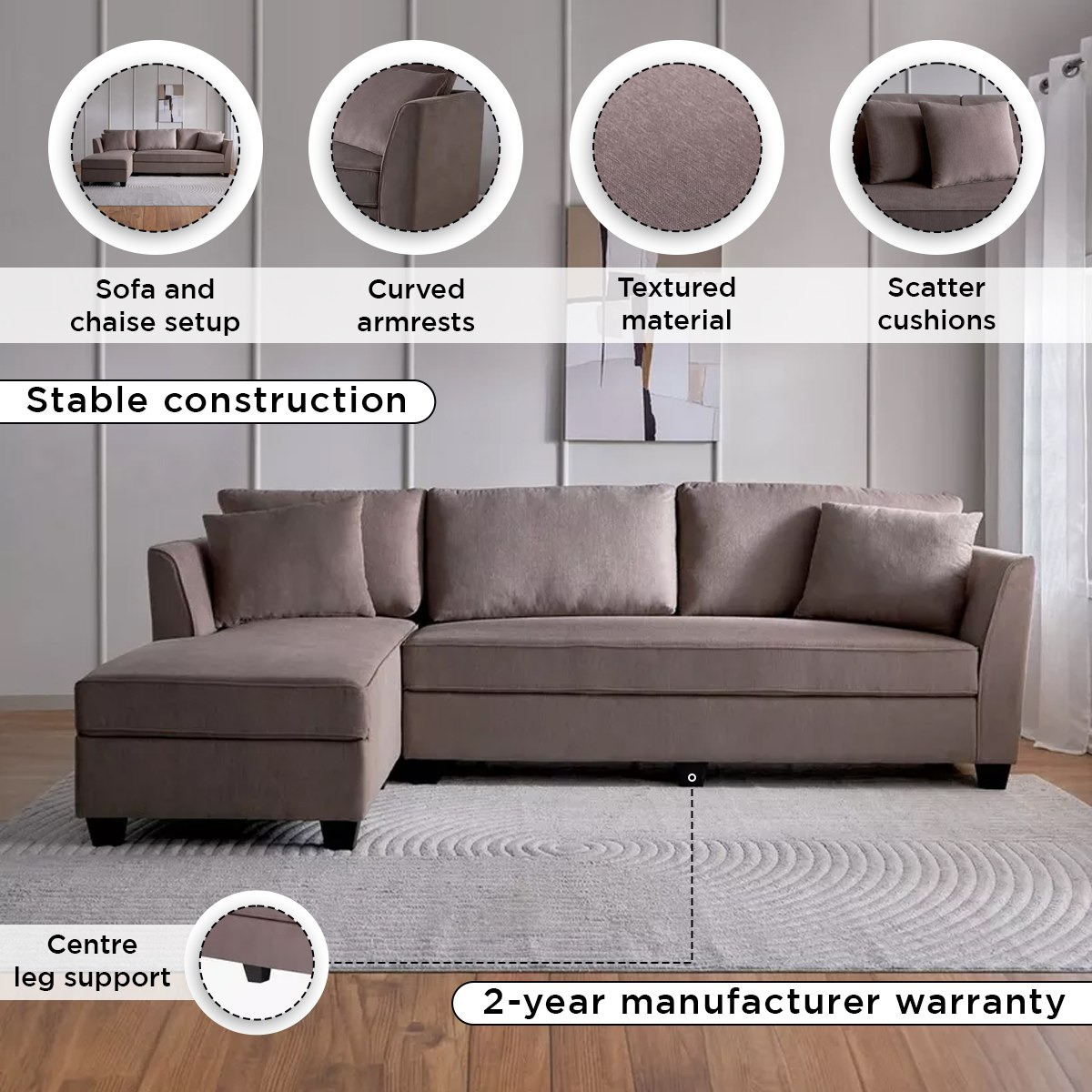 كنبة ركنية يسار 4 مقاعد قماش مع 2 وسادة من سيدني-hbxlivingroom-sofasandarmchairs-cornersofas-image-4