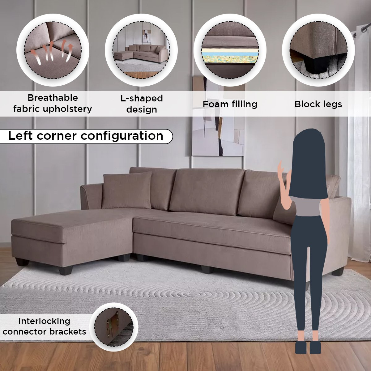 كنبة ركنية يسار 4 مقاعد قماش مع 2 وسادة من سيدني-hbxlivingroom-sofasandarmchairs-cornersofas-image-5