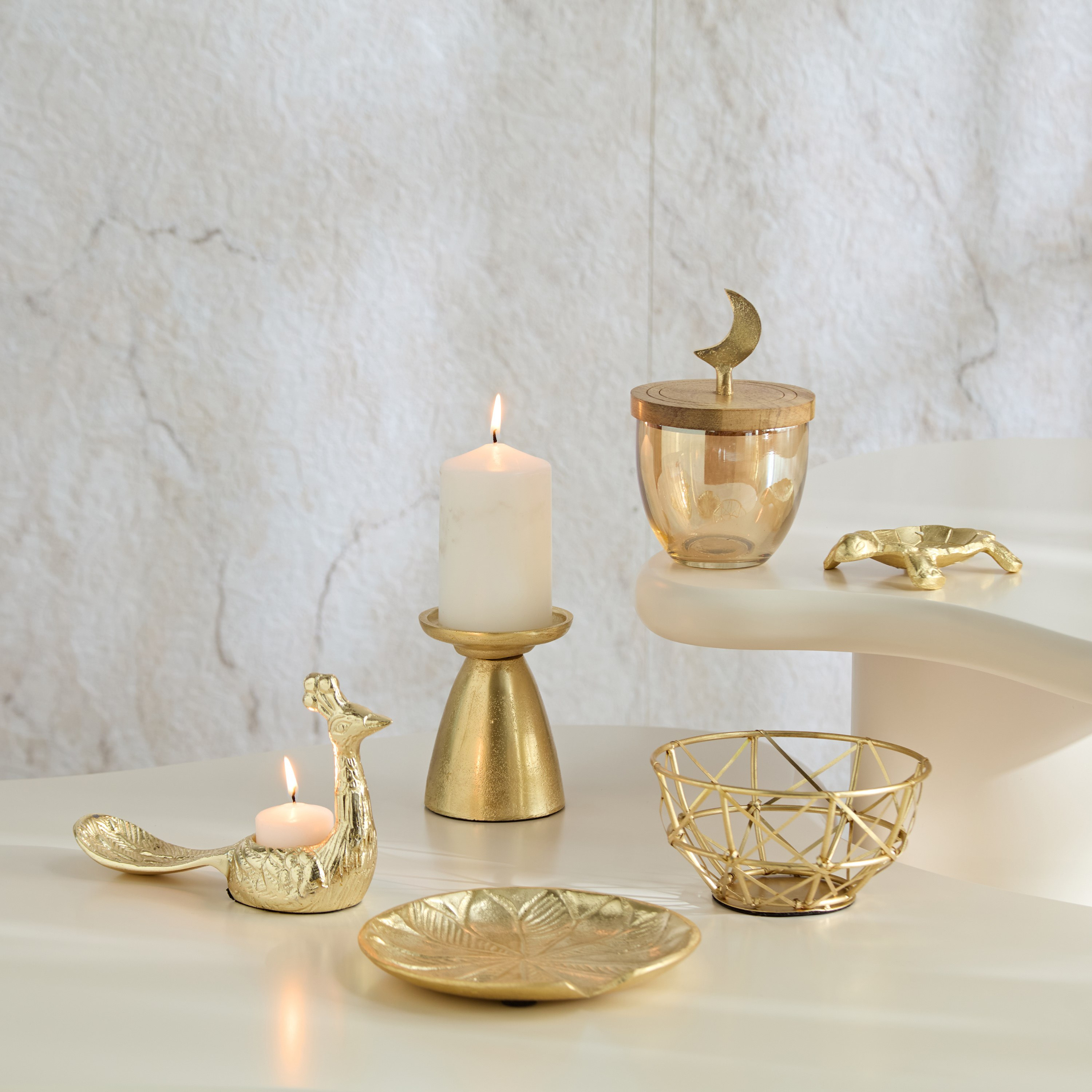 صينية ديكور ألومنيوم من ريك - 15x15x2 سم-hbxhomeware-hbxdecorandfurnishings-image-4