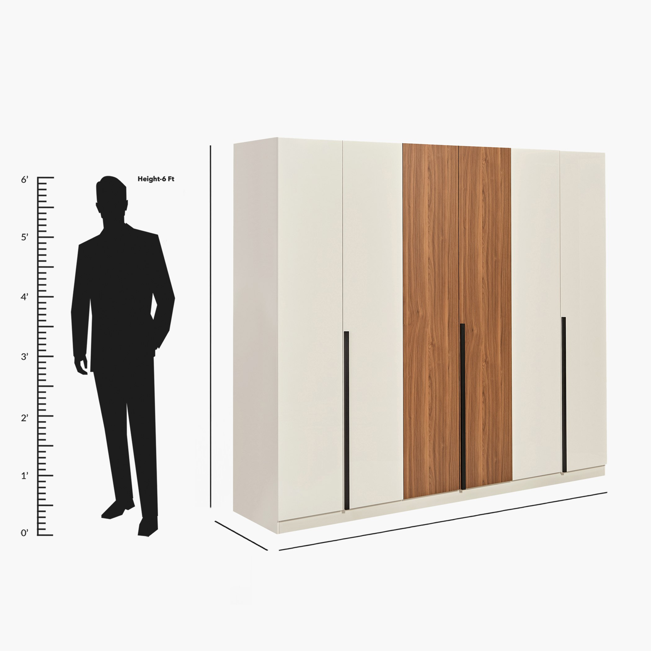 خزانة ملابس بـ6 أبواب من برايم روز-hbxfurniture-wardrobes-image-11