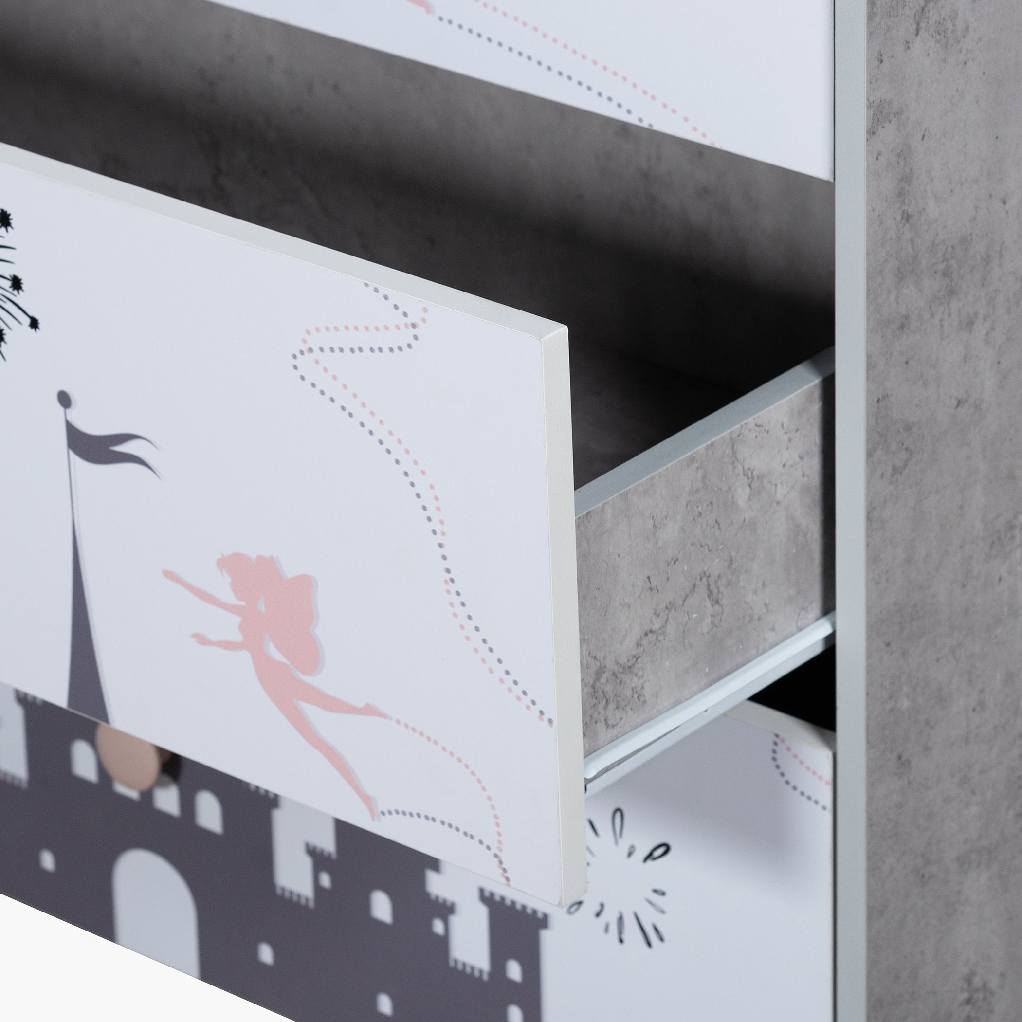 طاولة تزيين3 أدراج مع مرآة - بيكسي من موڤو-hbxfurniture-kidsroom-kidsdressersandmirrors-image-9
