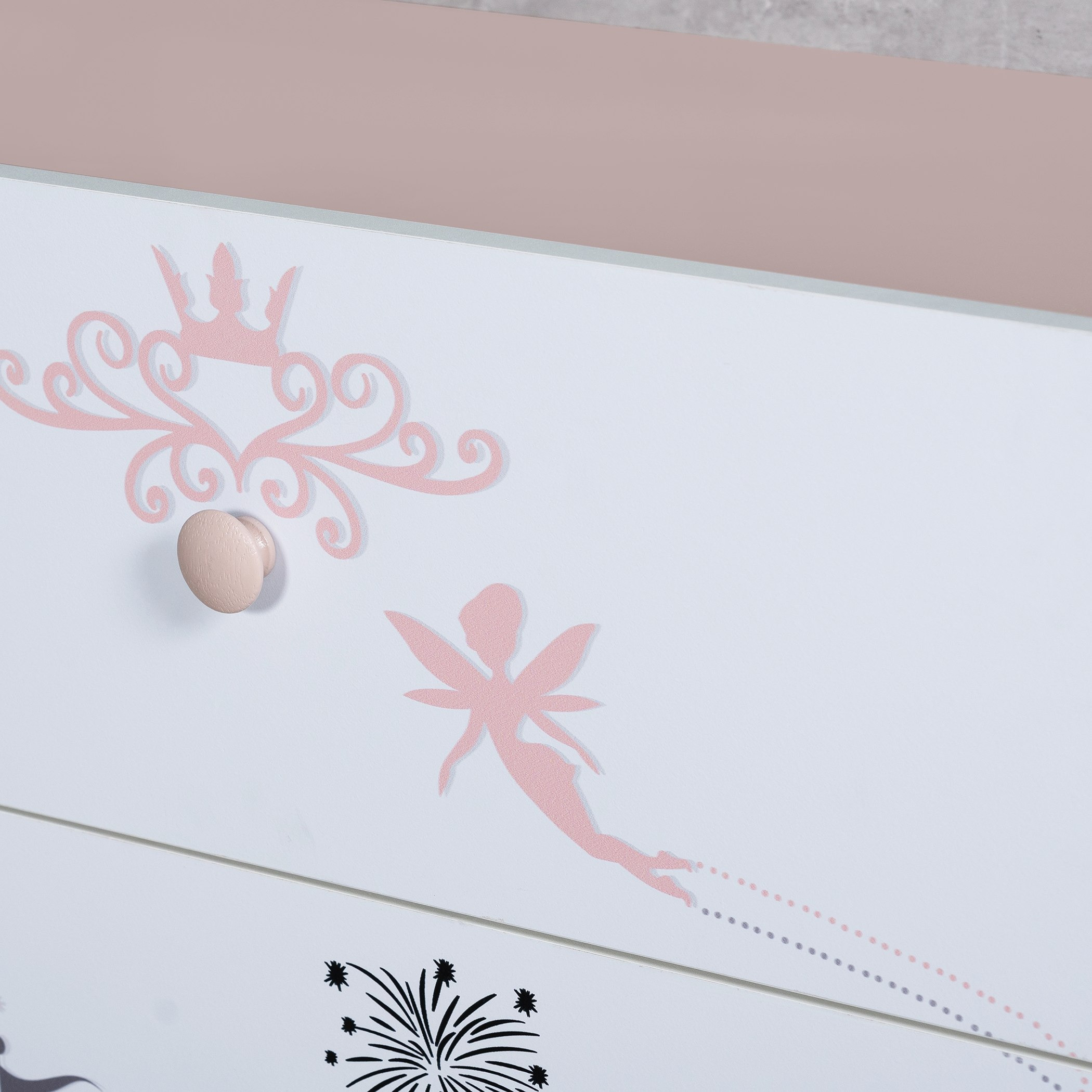 طاولة تزيين3 أدراج مع مرآة - بيكسي من موڤو-hbxfurniture-kidsroom-kidsdressersandmirrors-image-7