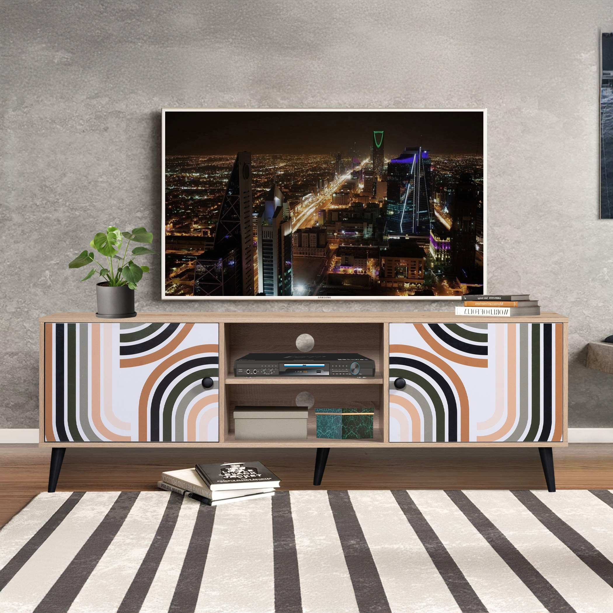 Marshall 1.6 Meter TV Unit for TVs up to 70 inches-hbxlivingroom-mediaunitsandstorage-tvunits-image-1