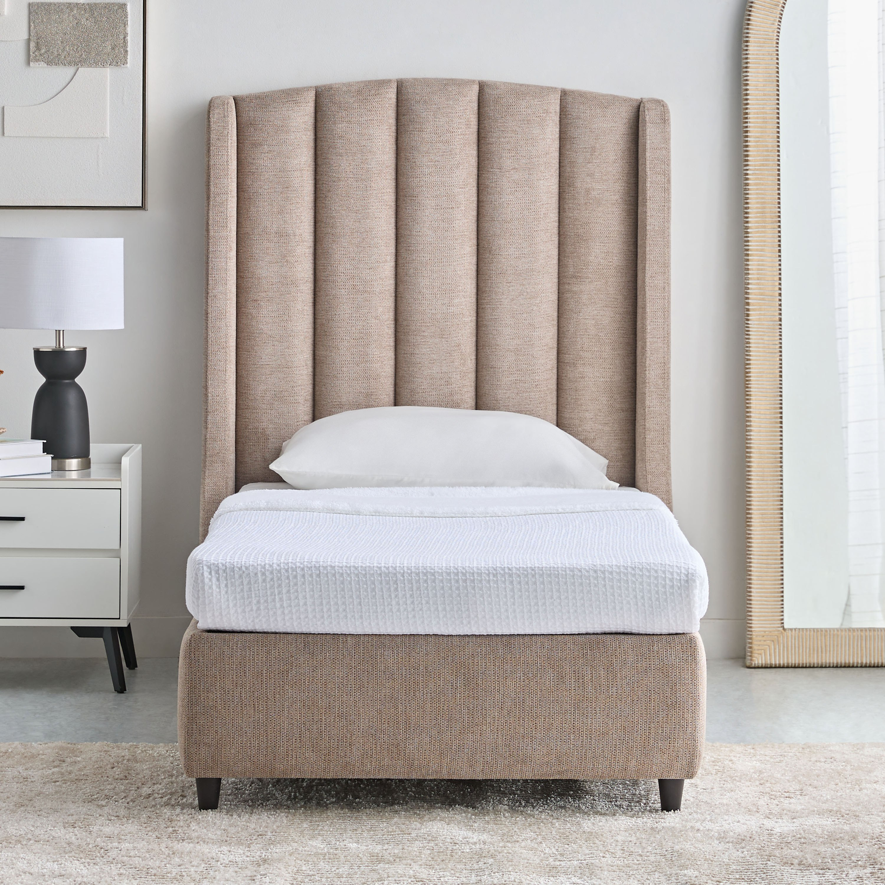 سرير فردي منجد من مين لويس - 90x200 سم-hbxkidsandyouth-bedsandbedsets-beds-single-image-2