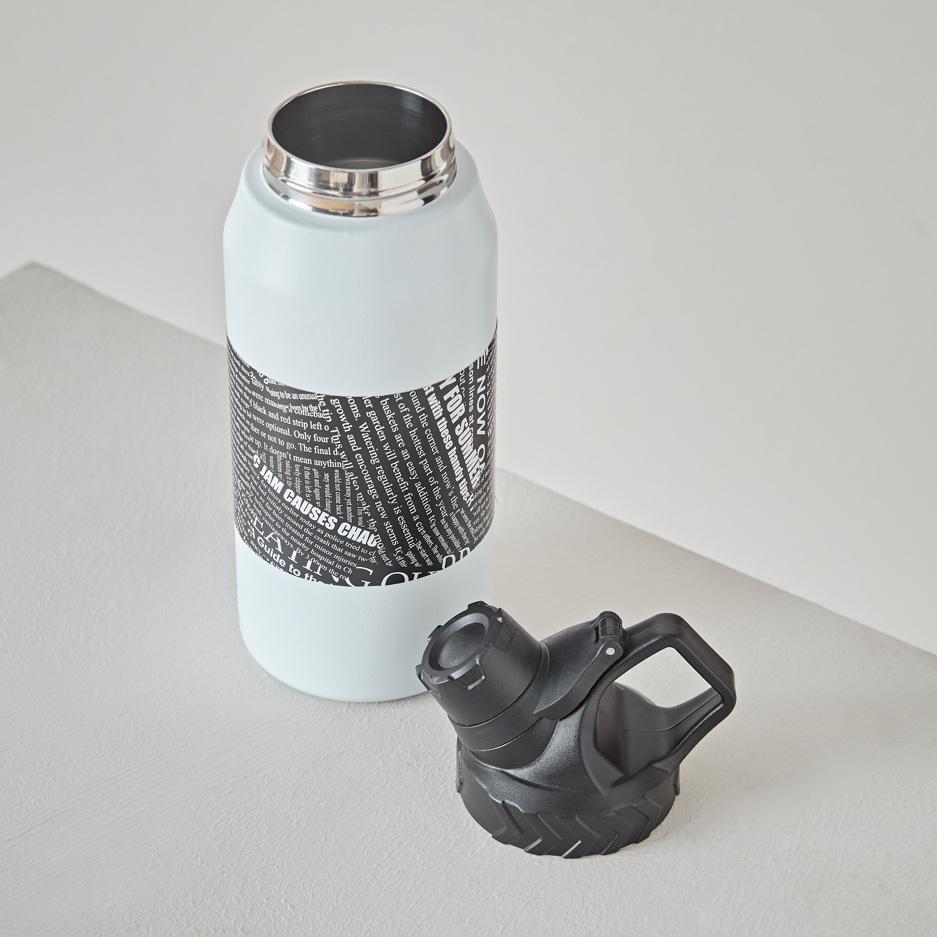 Inky Wrap Steel Hot and Cold Vacuum Flask Bottle - 750 ml-hbxhomeware-hbxkitchen-image-2