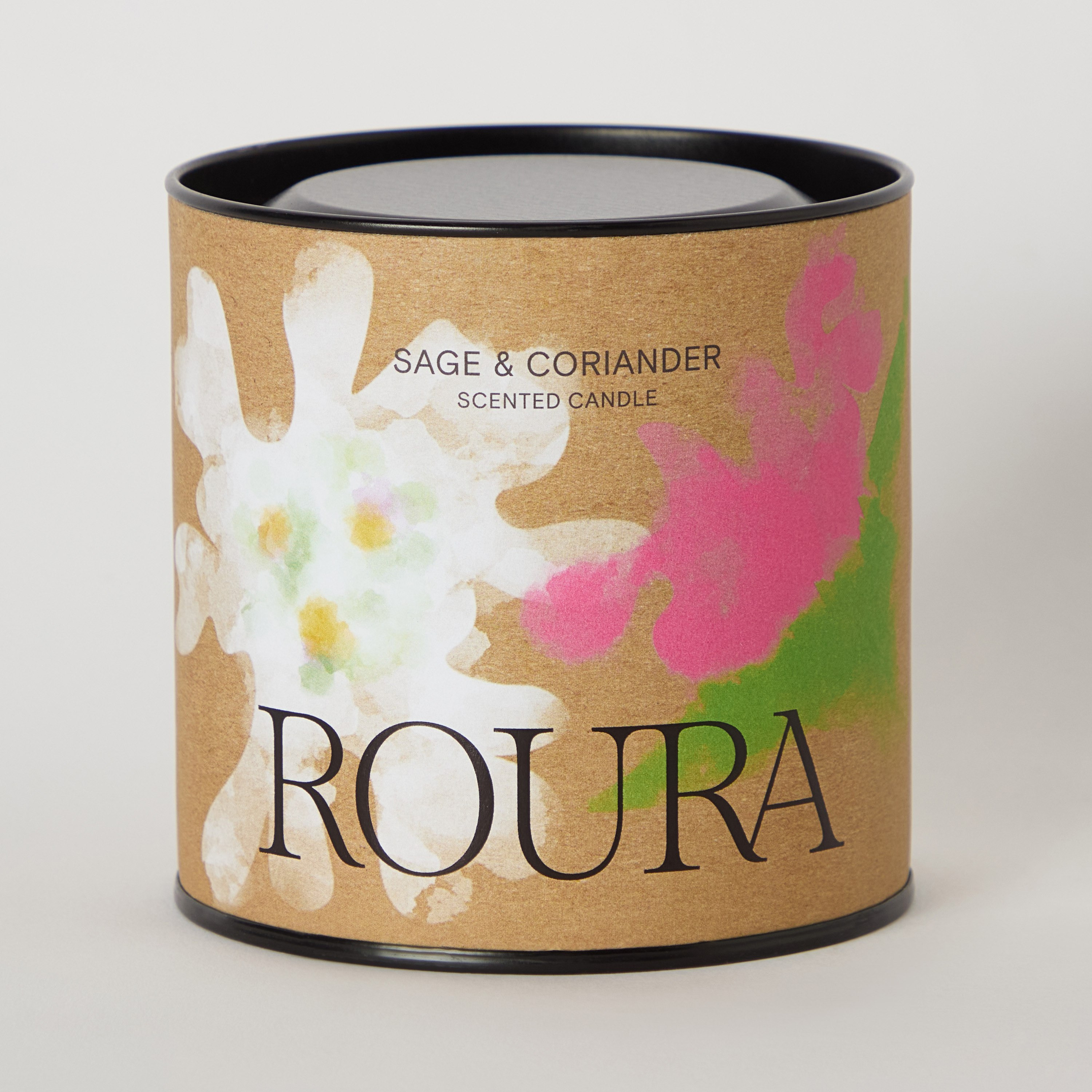 جرّة شموع إسبانية معطرة بغطاء برائحة المريمية والكزبرة من رورا - 260 جم-hbxlivingroom-decorandaccessories-candles-image-5