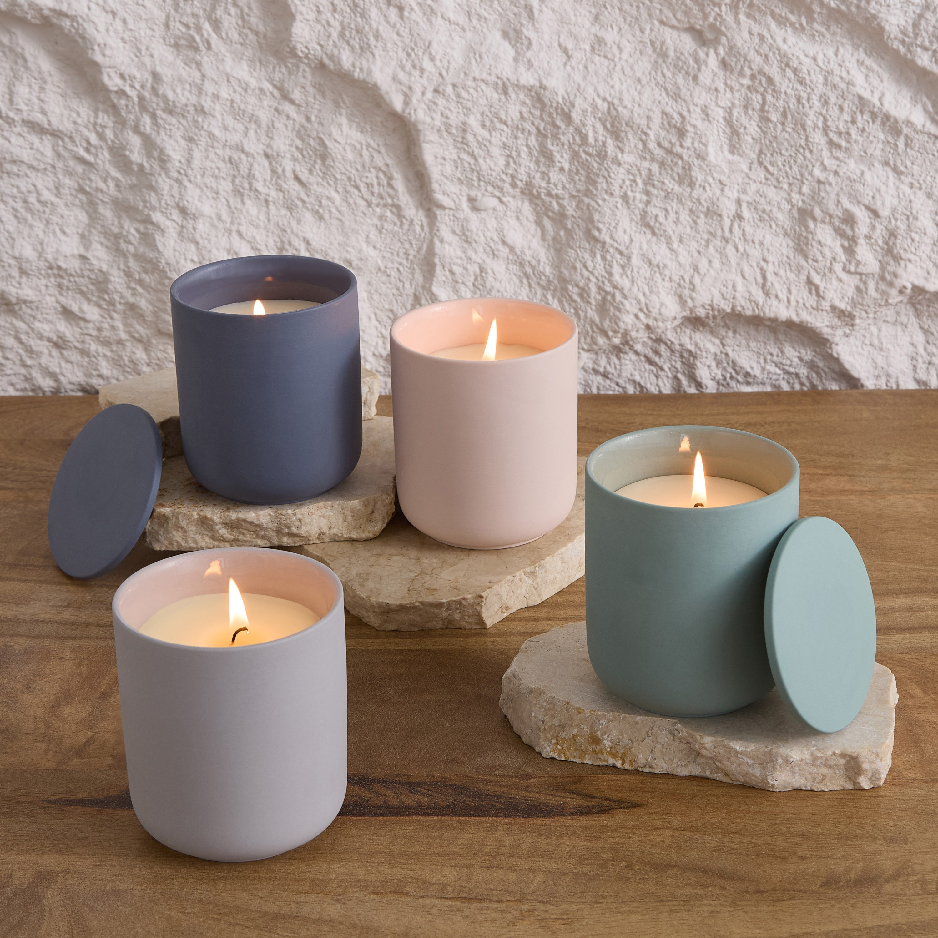 جرّة شموع من السيراميك الفاخر بيور أنجورا من رورا - 250 جم-hbxlivingroom-decorandaccessories-candles-image-5