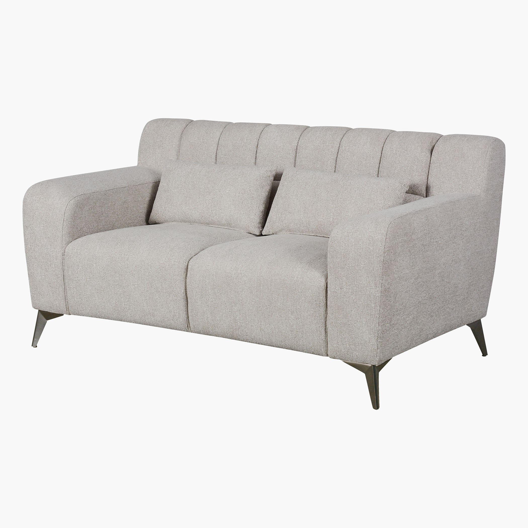 Magnum 2-Seater Fabric Sofa with 2 Cushions-hbxlivingroom-sofasandarmchairs-sofas-image-1