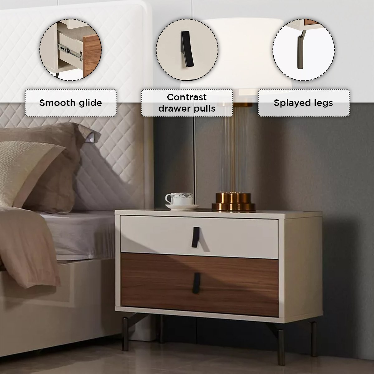 طقم غرفة نوم كينج - 6 قطع من برايم روز-hbxbedroom-bedsandbedsets-bedroomsets-king-image-7