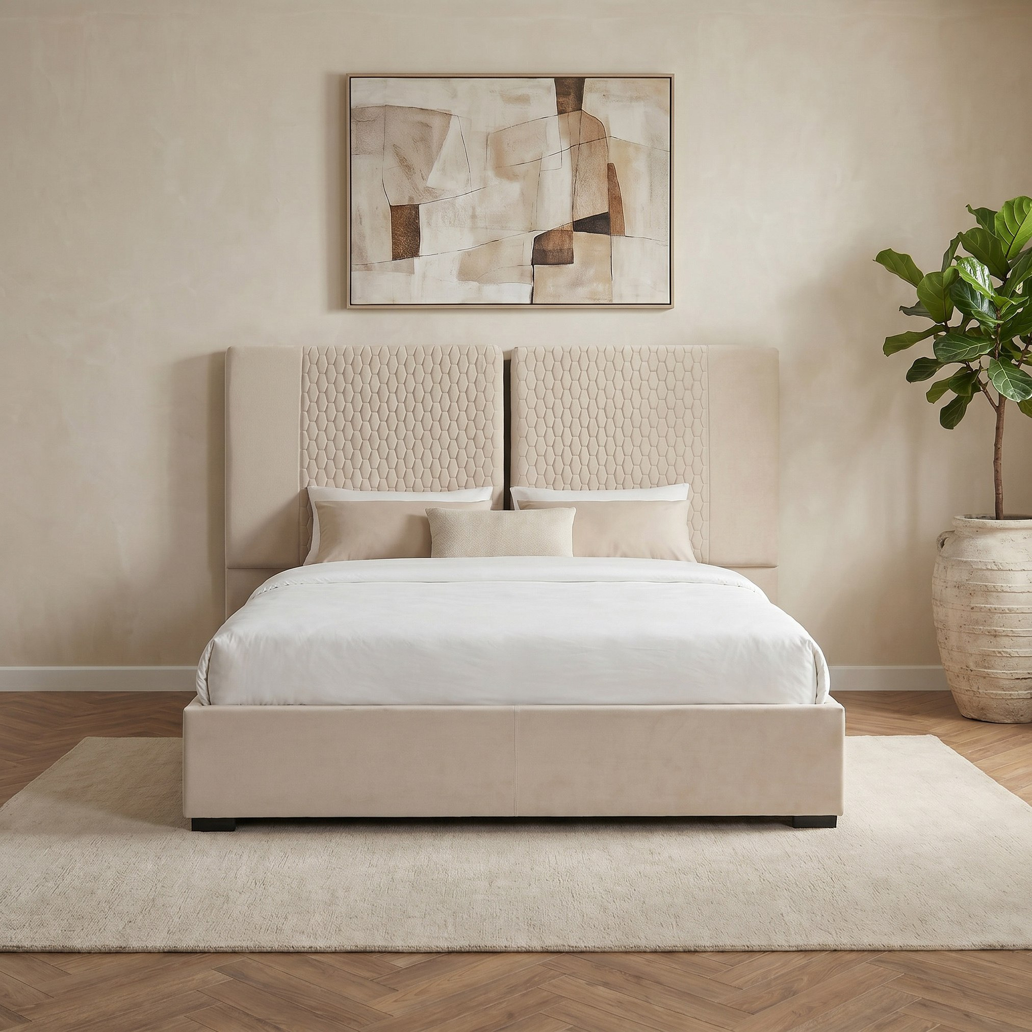 Grandeura 6-Piece King Bedroom Set - 180x200 cm-hbxbedroom-bedsandbedsets-bedroomsets-king-image-3