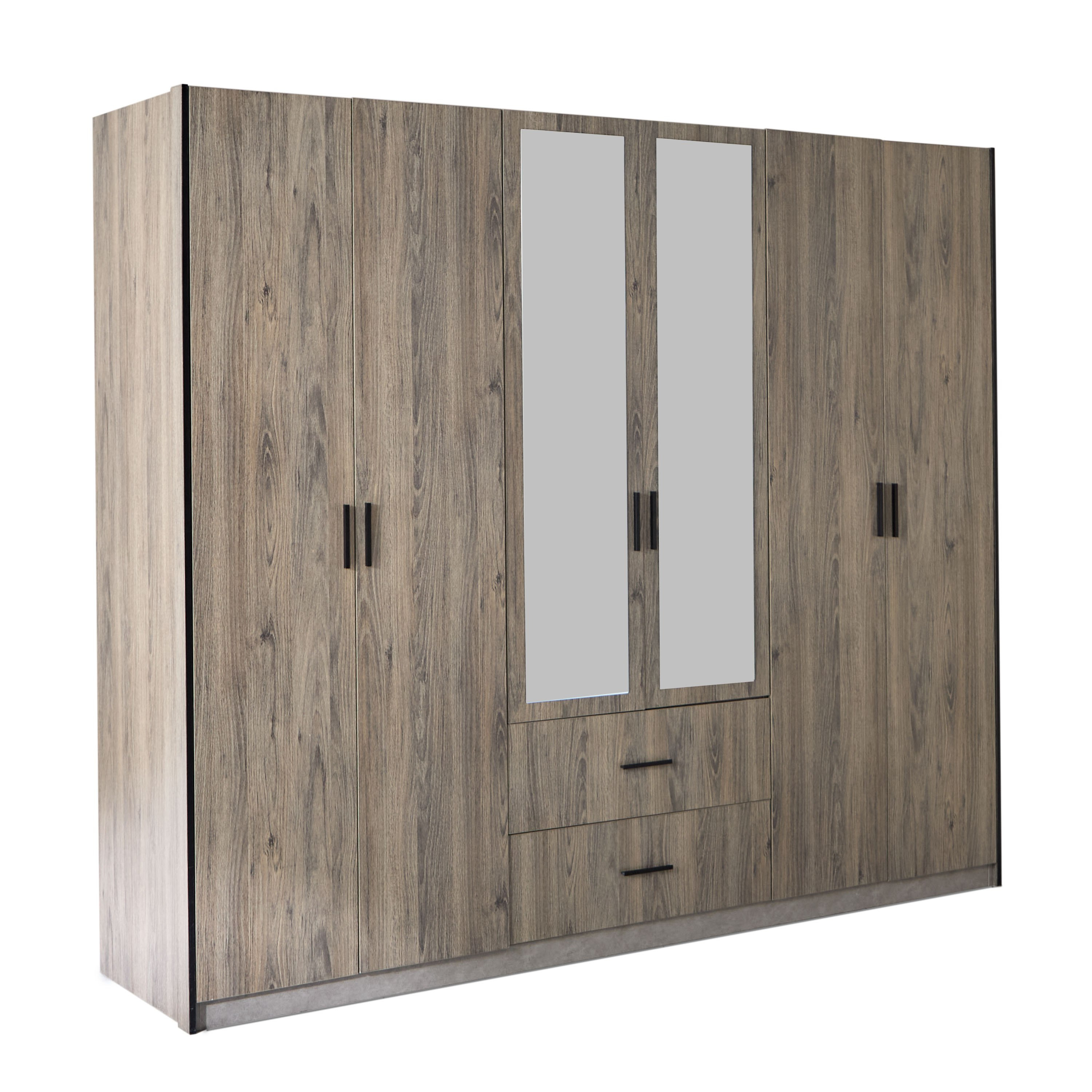 خزانة ملابس 6 أبواب مع درجين ومرآة من أوروبا-hbxfurniture-wardrobes-image-14