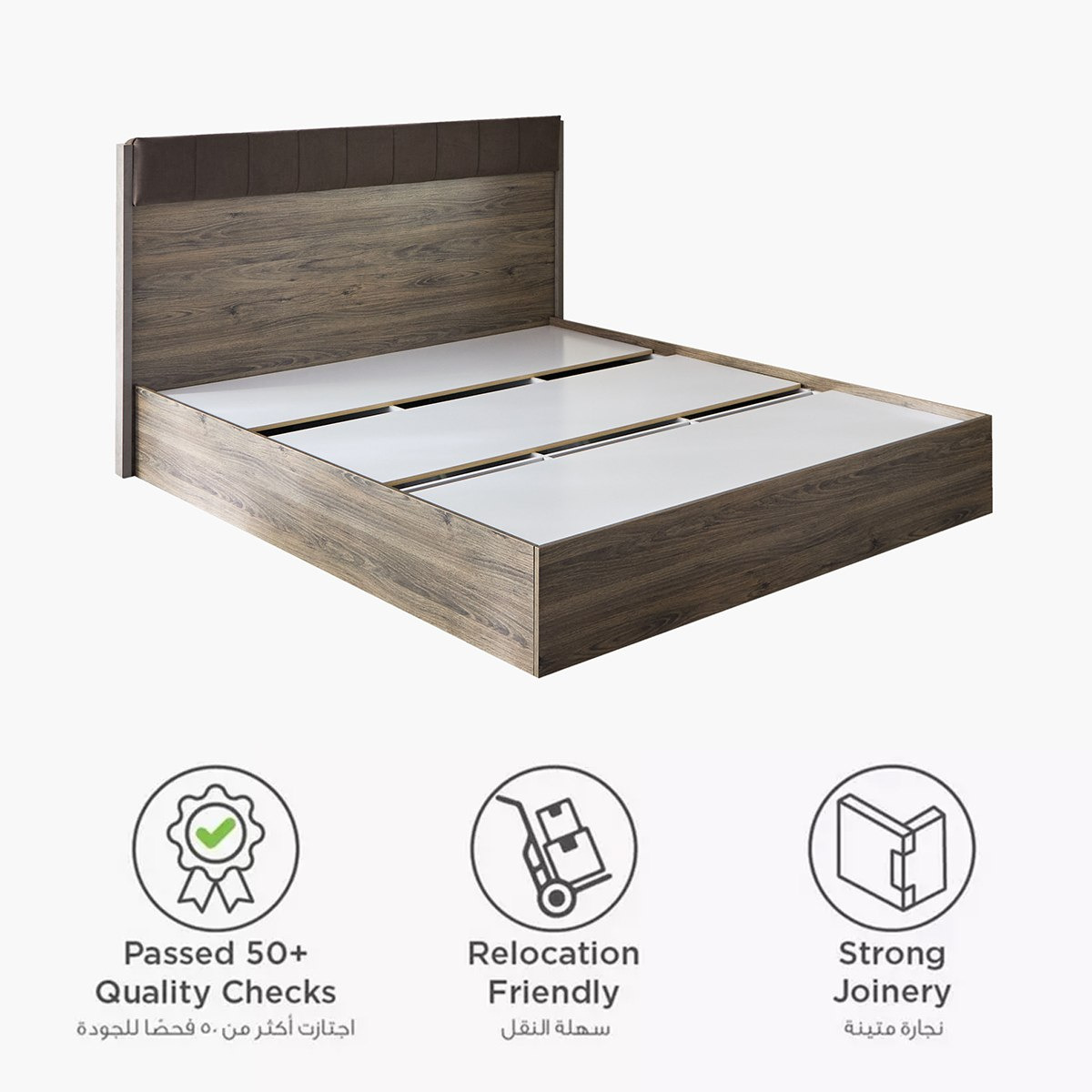 طقم غرفة نوم كينج 5 قطع من أوروبا - 180x200 سم-hbxbedroom-bedsandbedsets-bedroomsets-king-image-4