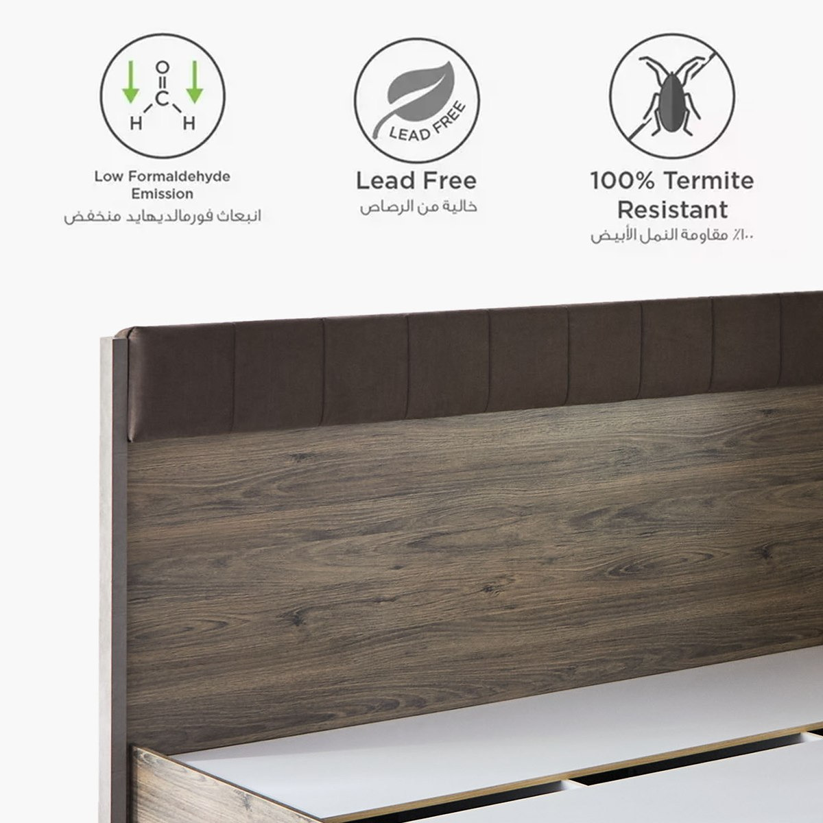 طقم غرفة نوم كينج 5 قطع من أوروبا - 180x200 سم-hbxbedroom-bedsandbedsets-bedroomsets-king-image-6