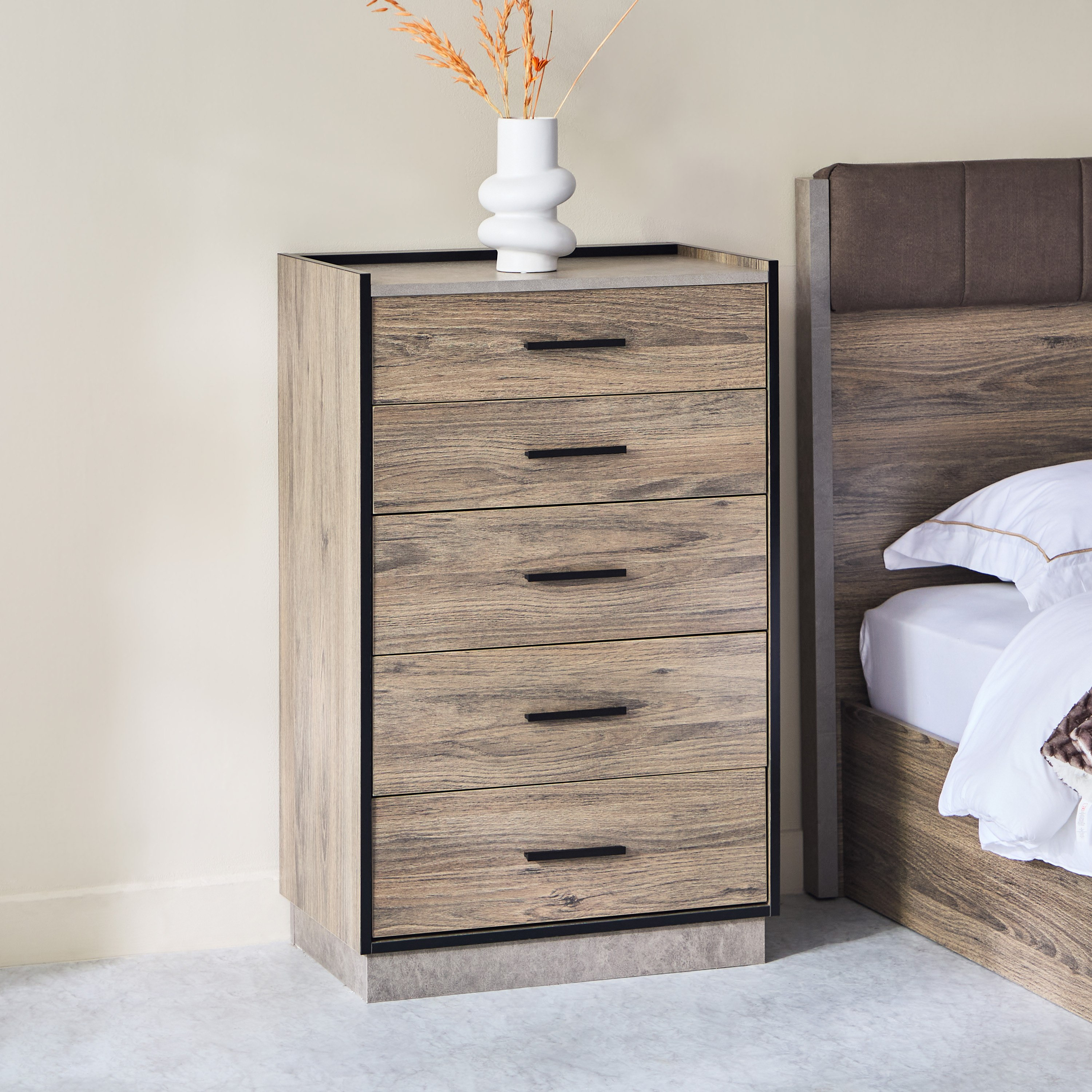 وحدة 5 أدراج من أوروبي-hbxfurniture-dressersandchests-chestofdrawers-image-1