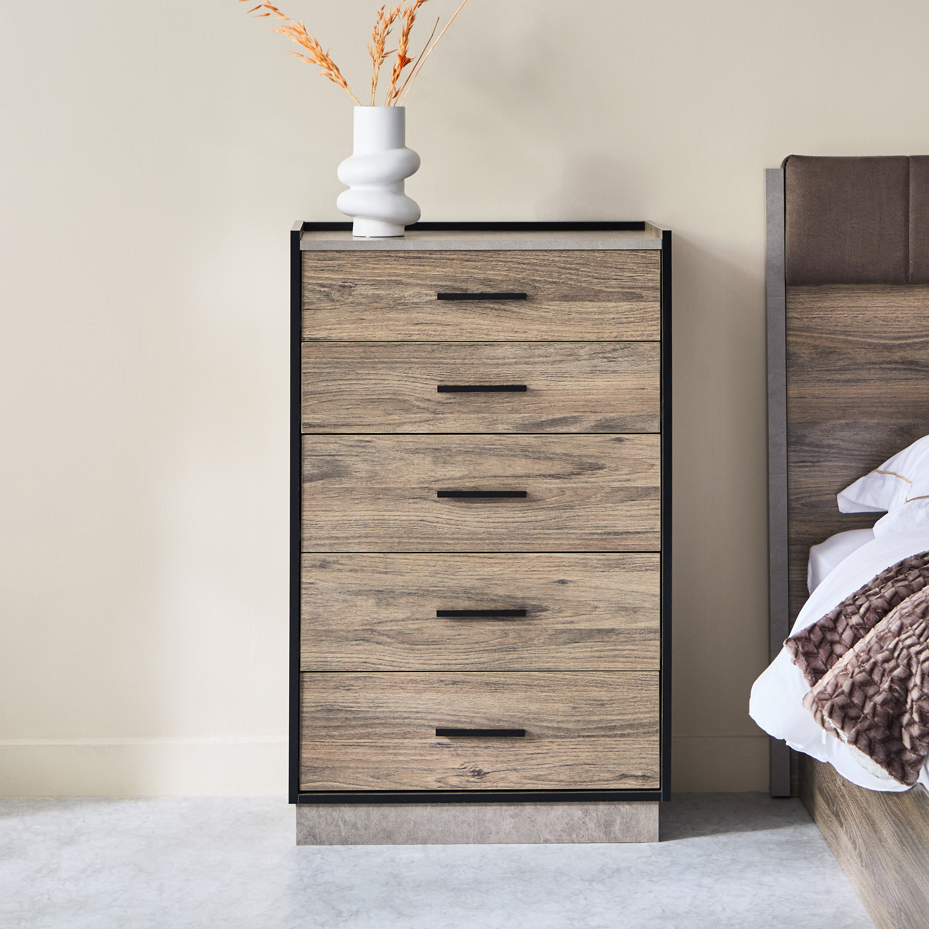 وحدة 5 أدراج من أوروبي-hbxfurniture-dressersandchests-chestofdrawers-image-2