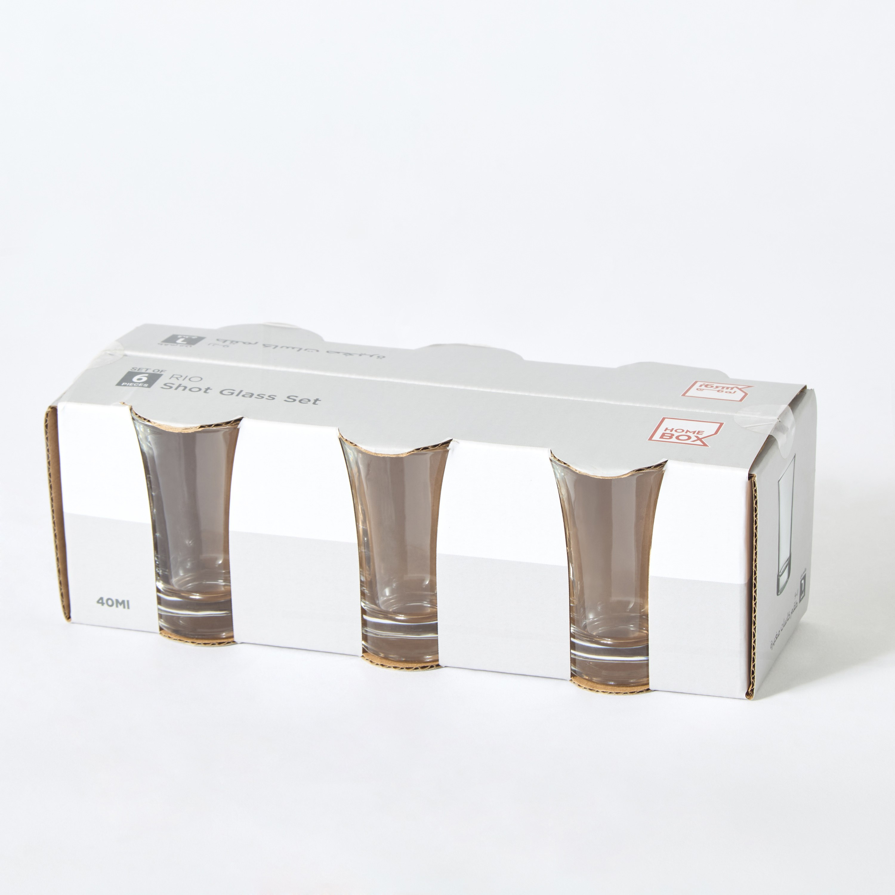 طقم أكواب زجاج صغيرة 6 قطع من ريو- 40 مل-hbxhomeware-hbxkitchen-image-5