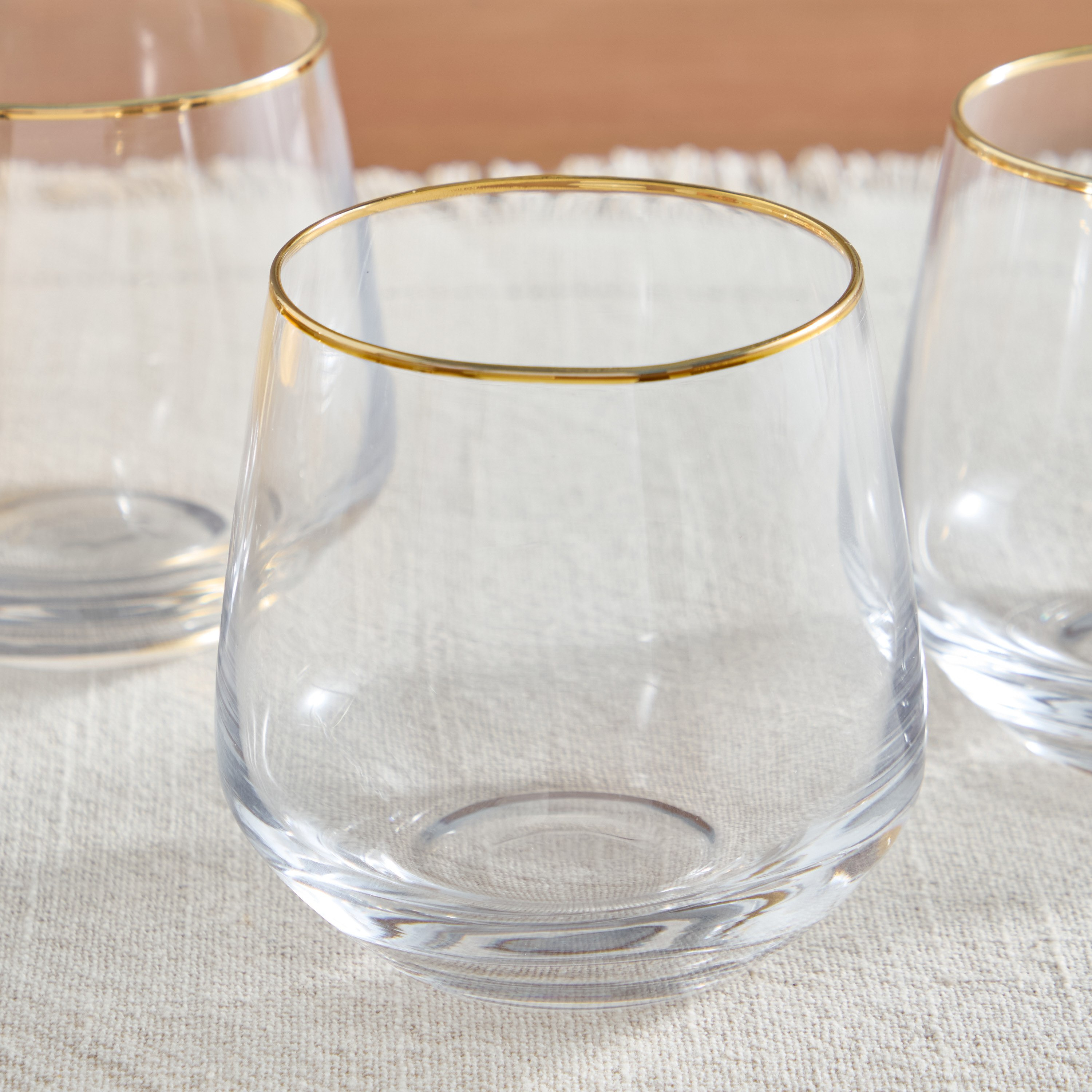 طقم أكواب هاي بول زجاج كريستال 6 قطع بحافة من رويال - 390 مل-hbxhomeware-hbxkitchen-image-3