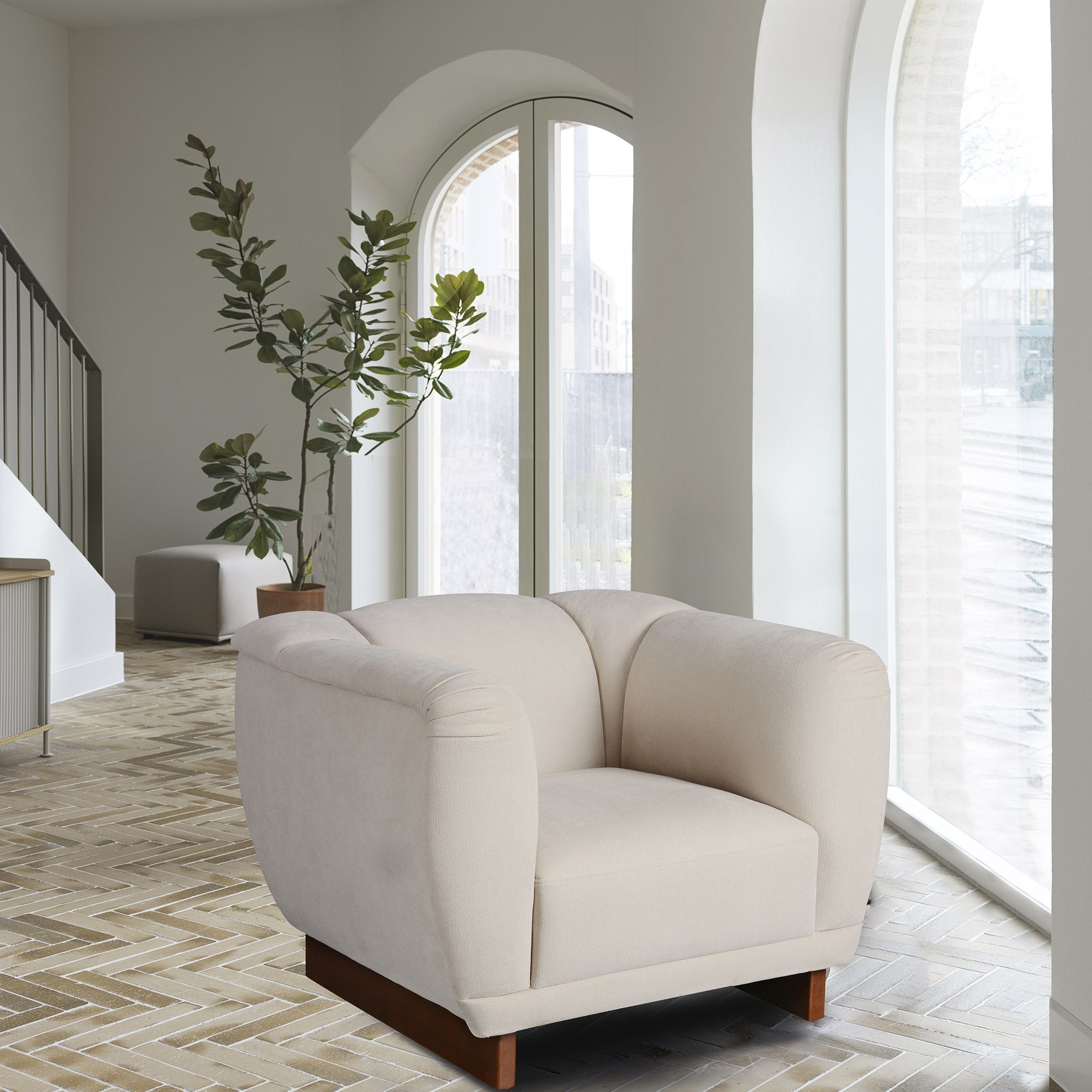 Clarkston Fabric Armchair Sofa-hbxlivingroom-sofasandarmchairs-sofas-image-1