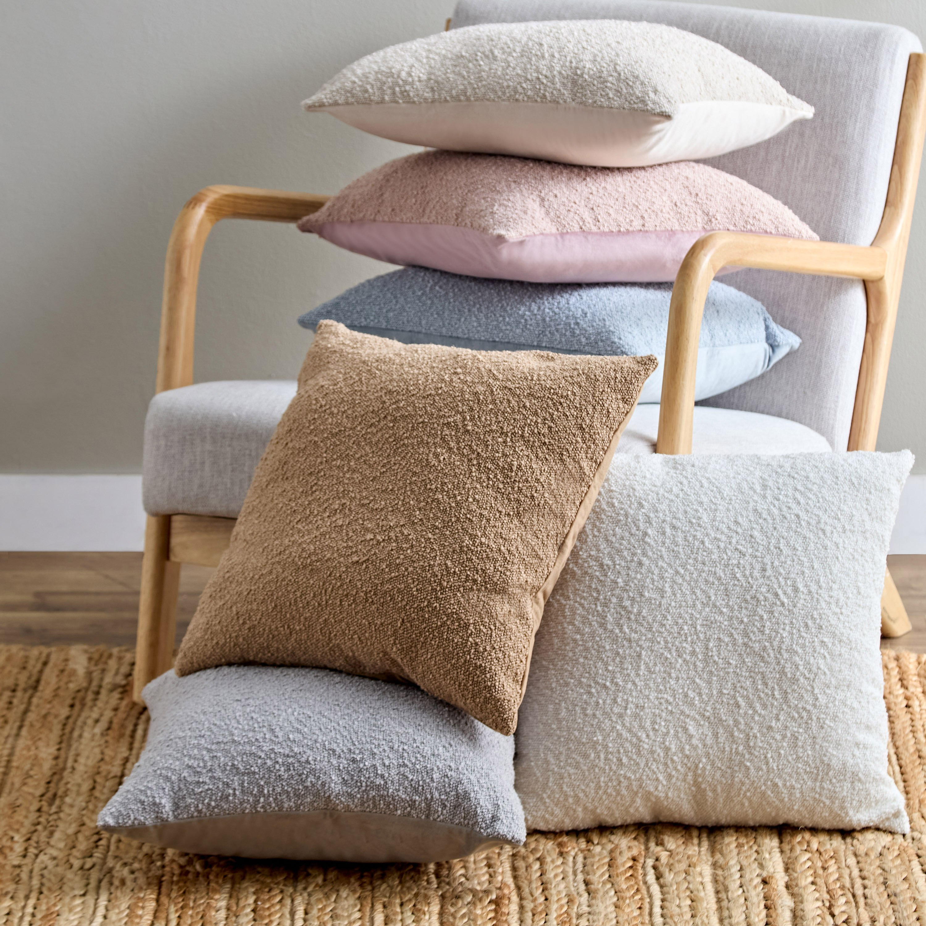Gentel Twist Boucle Cushion Cover - 45x45 cm-hbxhomeware-cushionsandcovers-cushioncovers-image-4