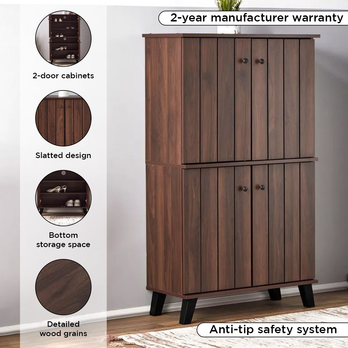 Malton NXT 18-Pair Tall Shoe Cabinet with 4 Doors-hbxbedroom-shoecabinetsandracks-image-4