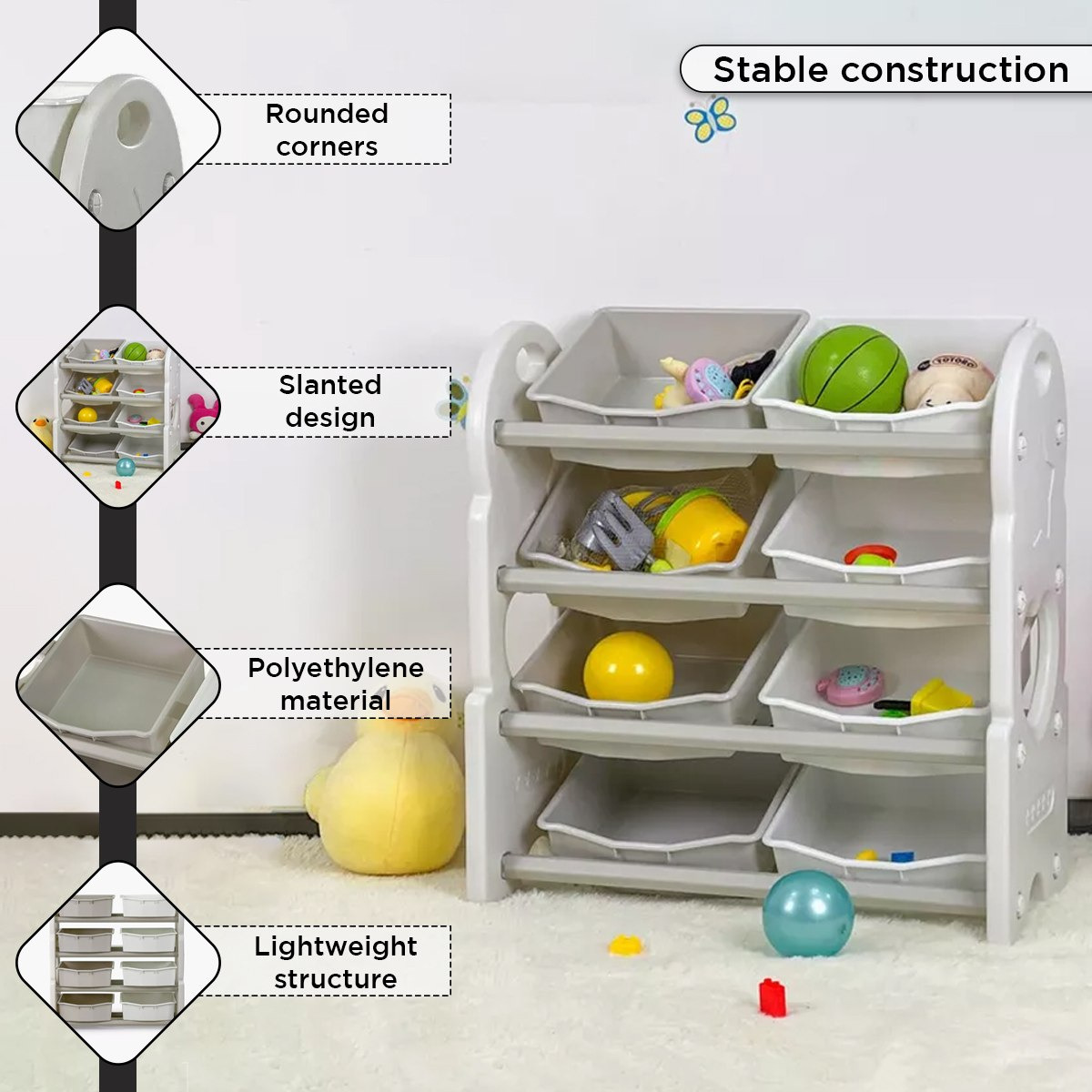 Iris Delta 4-Tier Toy Organiser with 8 Boxes-hbxhomeware-kidsessentials-kidsorganiser-image-5