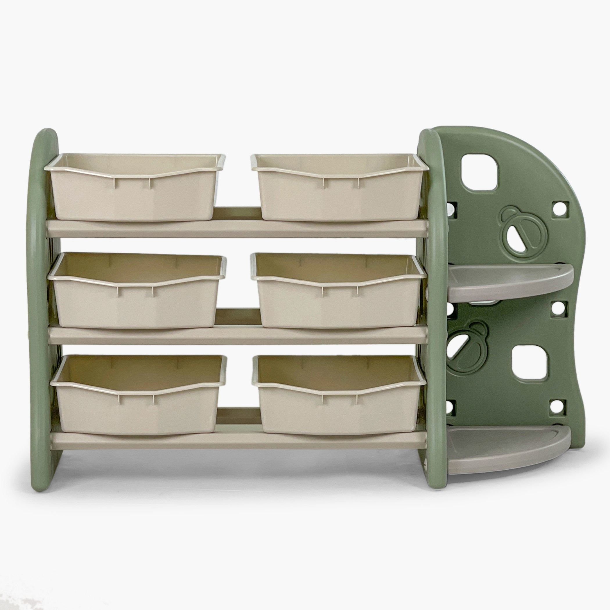 Iris Kinder 3-Tier Toy Organiser Bookcase with 6 Boxes-hbxhomeware-kidsessentials-kidsorganiser-image-3