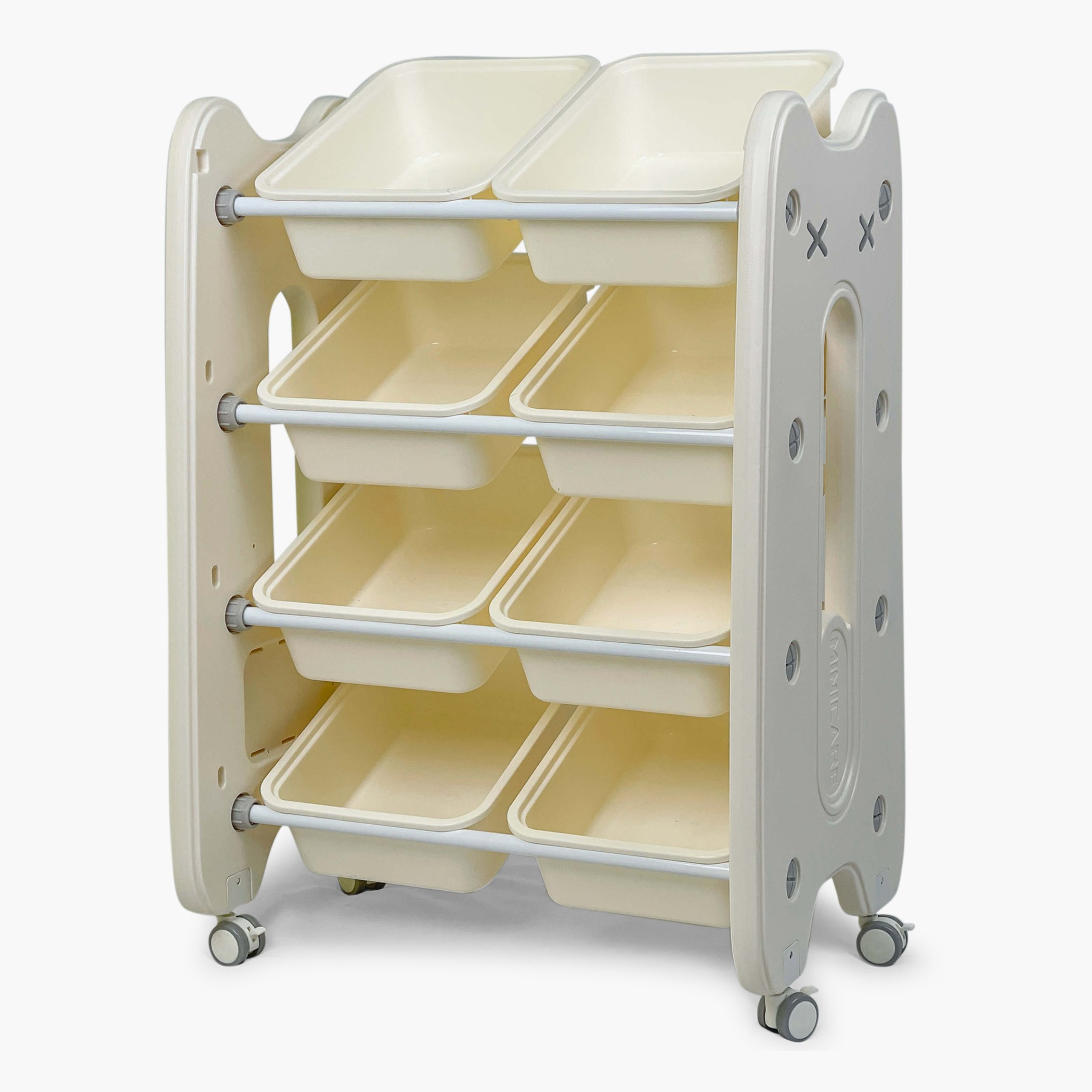 منظم ألعاب محمول 4 مستويات مع 8 صناديق من آريس كيندر-hbxhomeware-kidsessentials-kidsorganiser-image-2