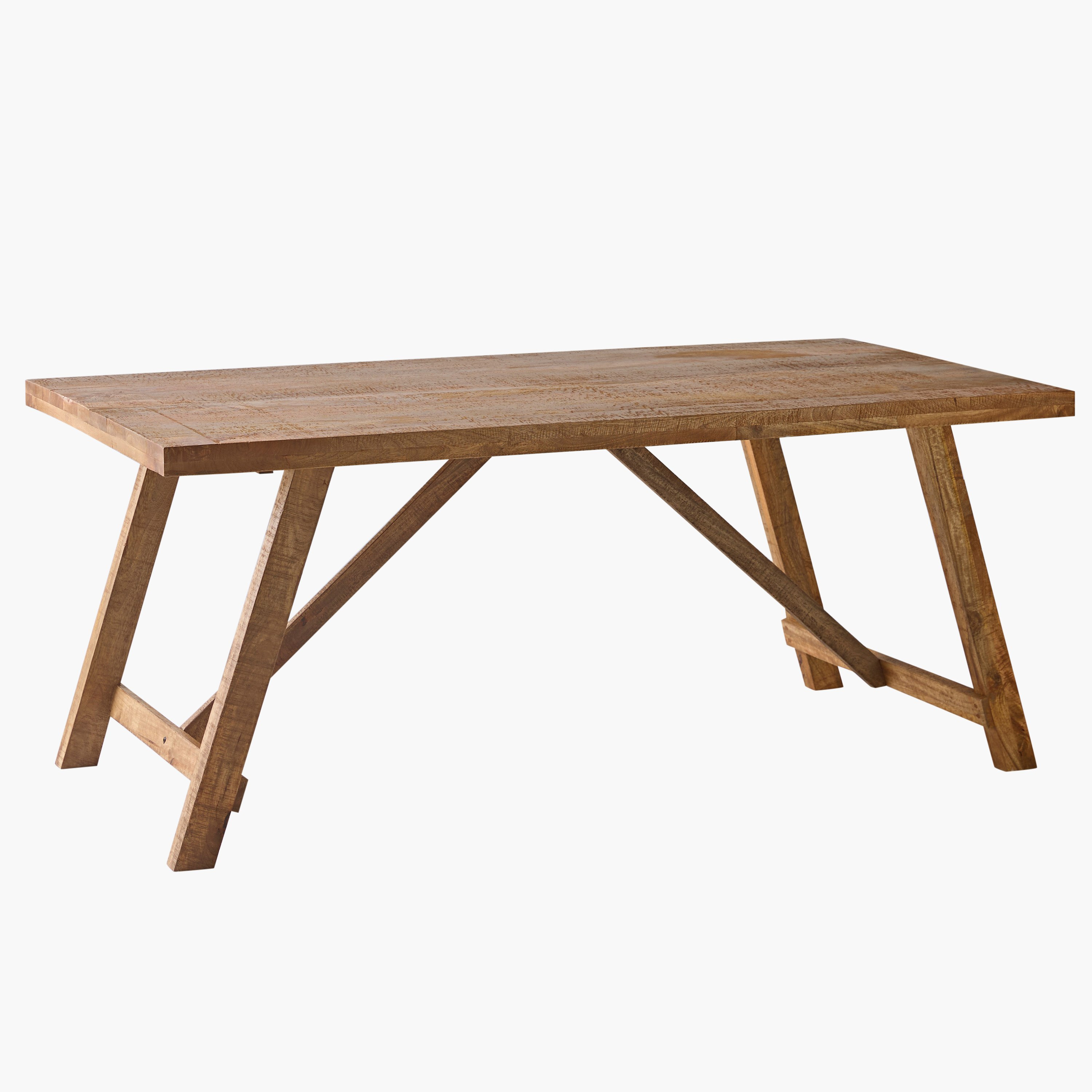 Vendra Kinston 6-Seater Solid Wood Dining Table-hbxdiningroom-diningtablesandsets-diningtables-sixseater-image-6
