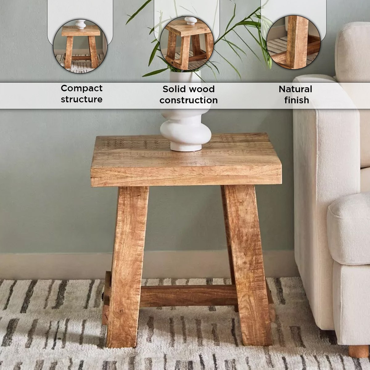 Vendra Kinston Solid Wood End Table-hbxfurniture-livingroom-endtables-image-5