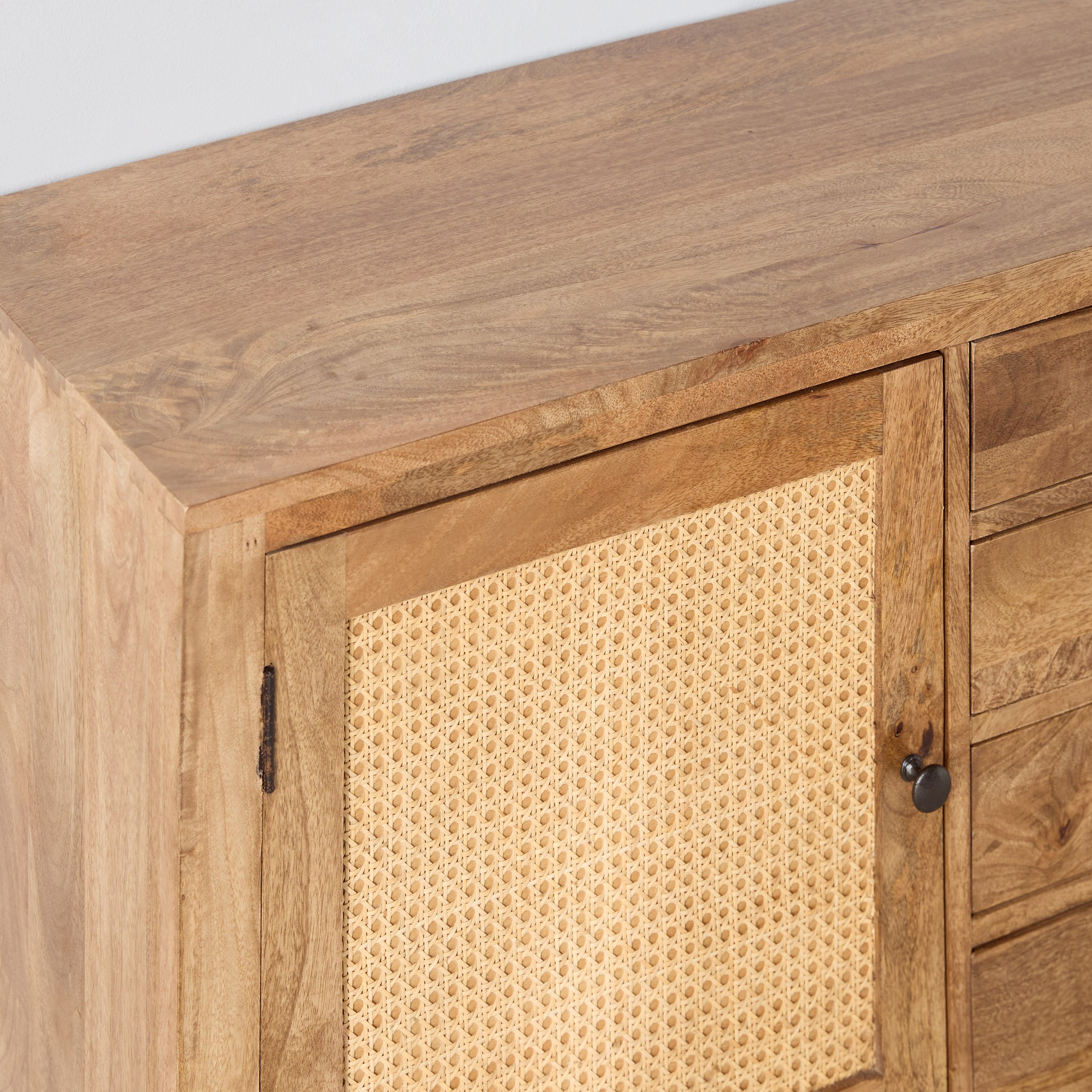 خزانة جانبية بوفيه 2 باب و4 أدراج من الخشب الصلب - كينستون من فيندرا -hbxfurniture-diningroom-buffetsandsideboards-image-5