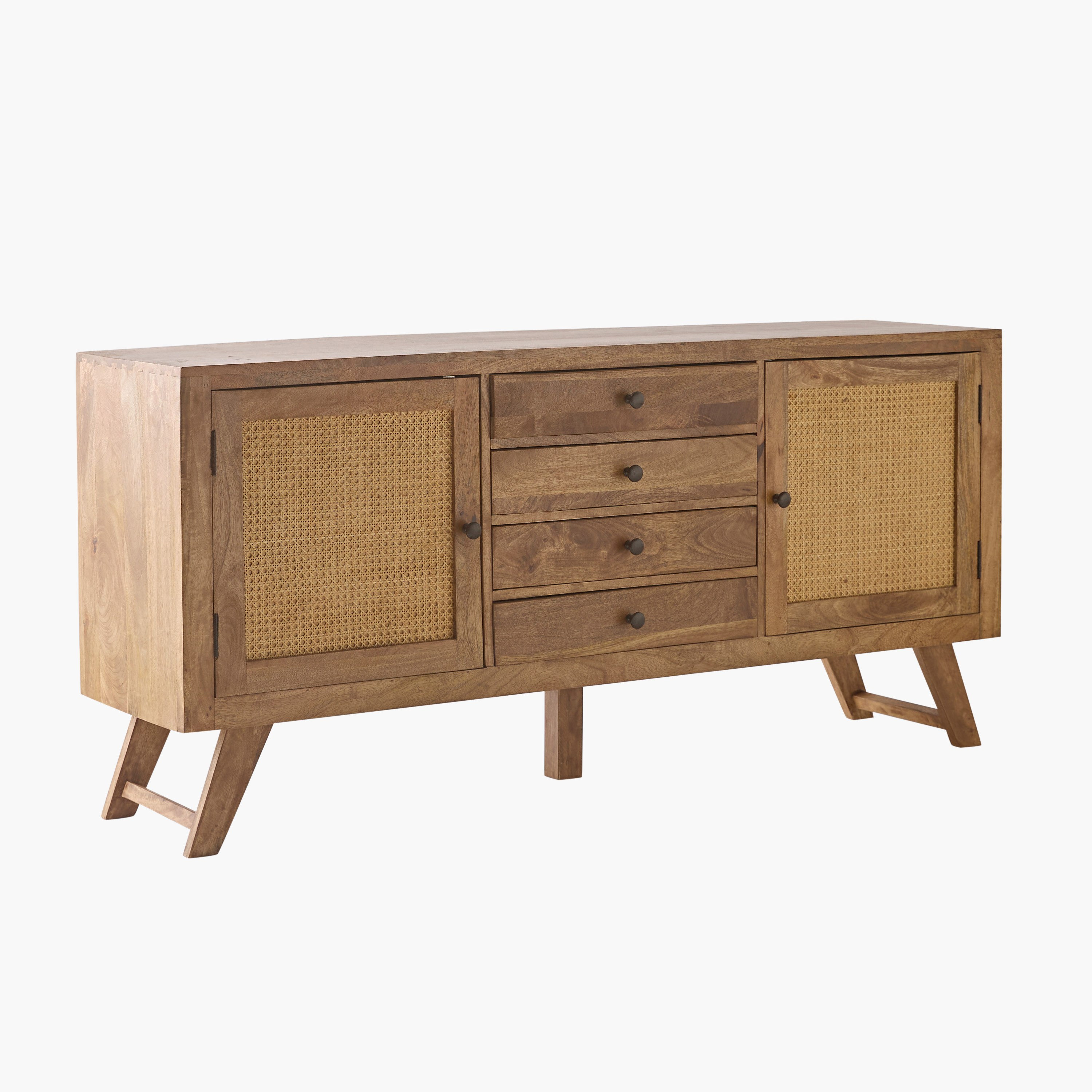 خزانة جانبية بوفيه 2 باب و4 أدراج من الخشب الصلب - كينستون من فيندرا -hbxfurniture-diningroom-buffetsandsideboards-image-9