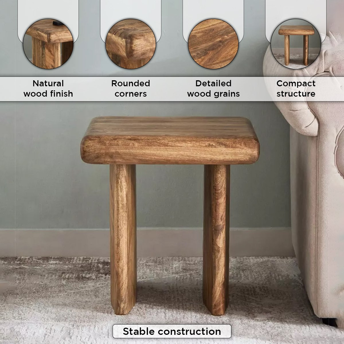 طاولة جانبية من الخشب الصلب - كلايتون من كافون-hbxfurniture-livingroom-endtables-image-5