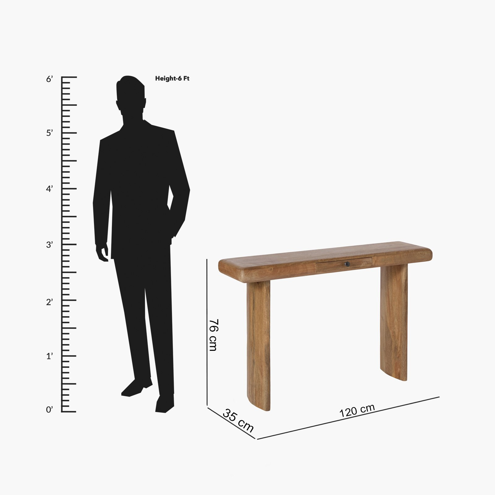 Cavon Clayton Solid Wood Console Table-hbxfurniture-tablesandstands-consoletables-image-11